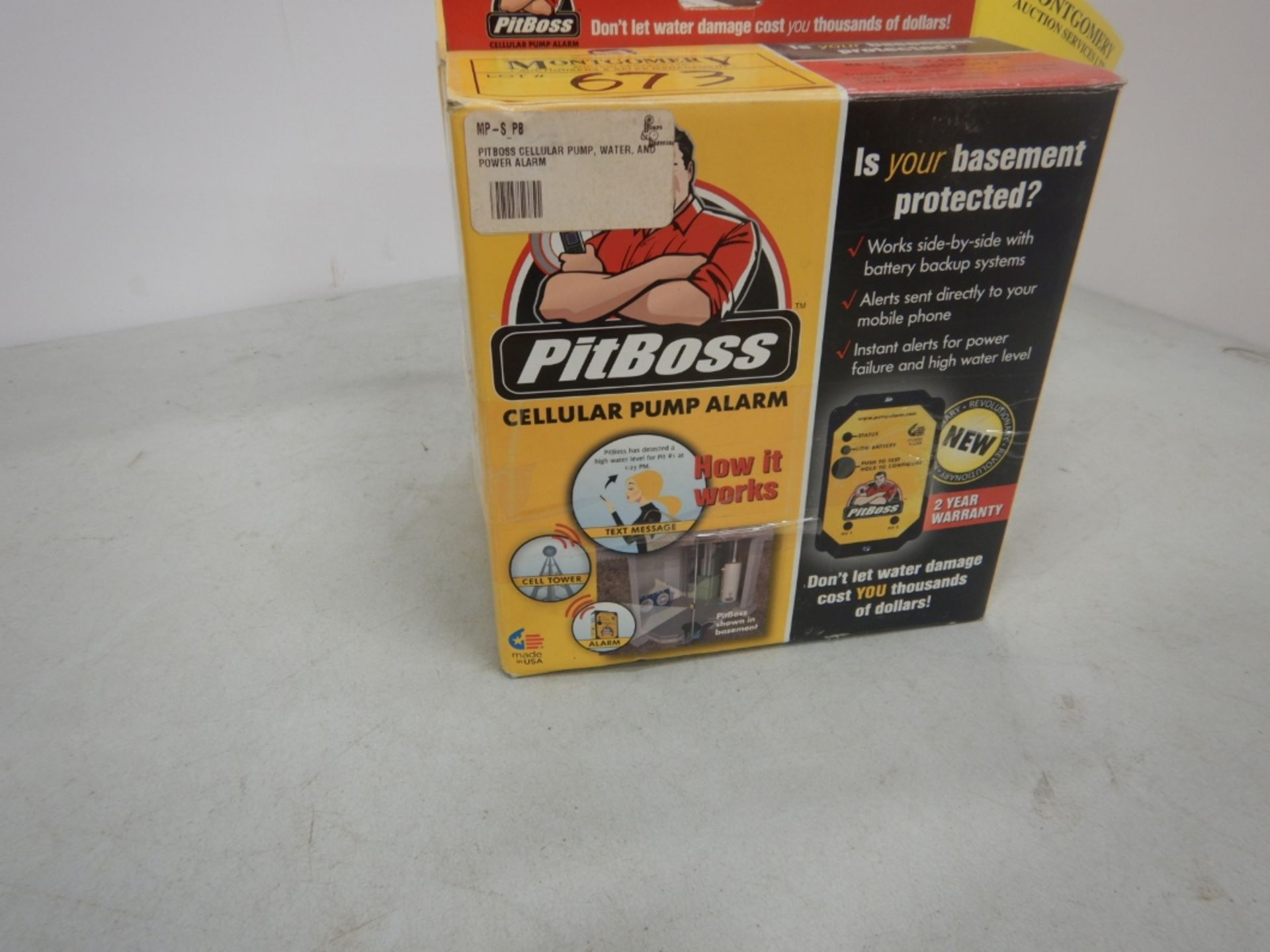 2-PITBOSS CELLULAR PUMP AND POWER ALARMS