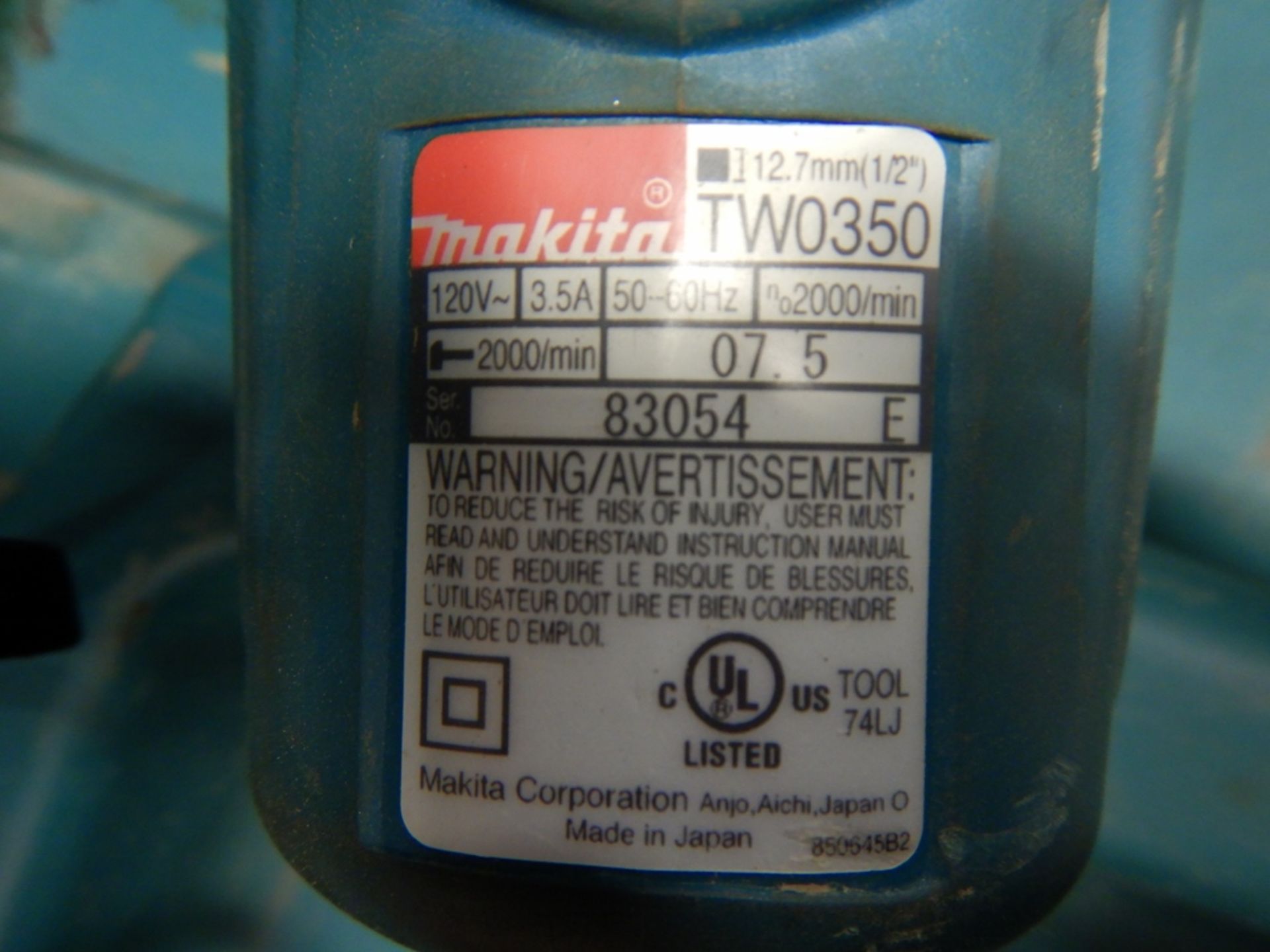MAKITA 1/2IN CORDED IMPACT DRILL - Image 3 of 3