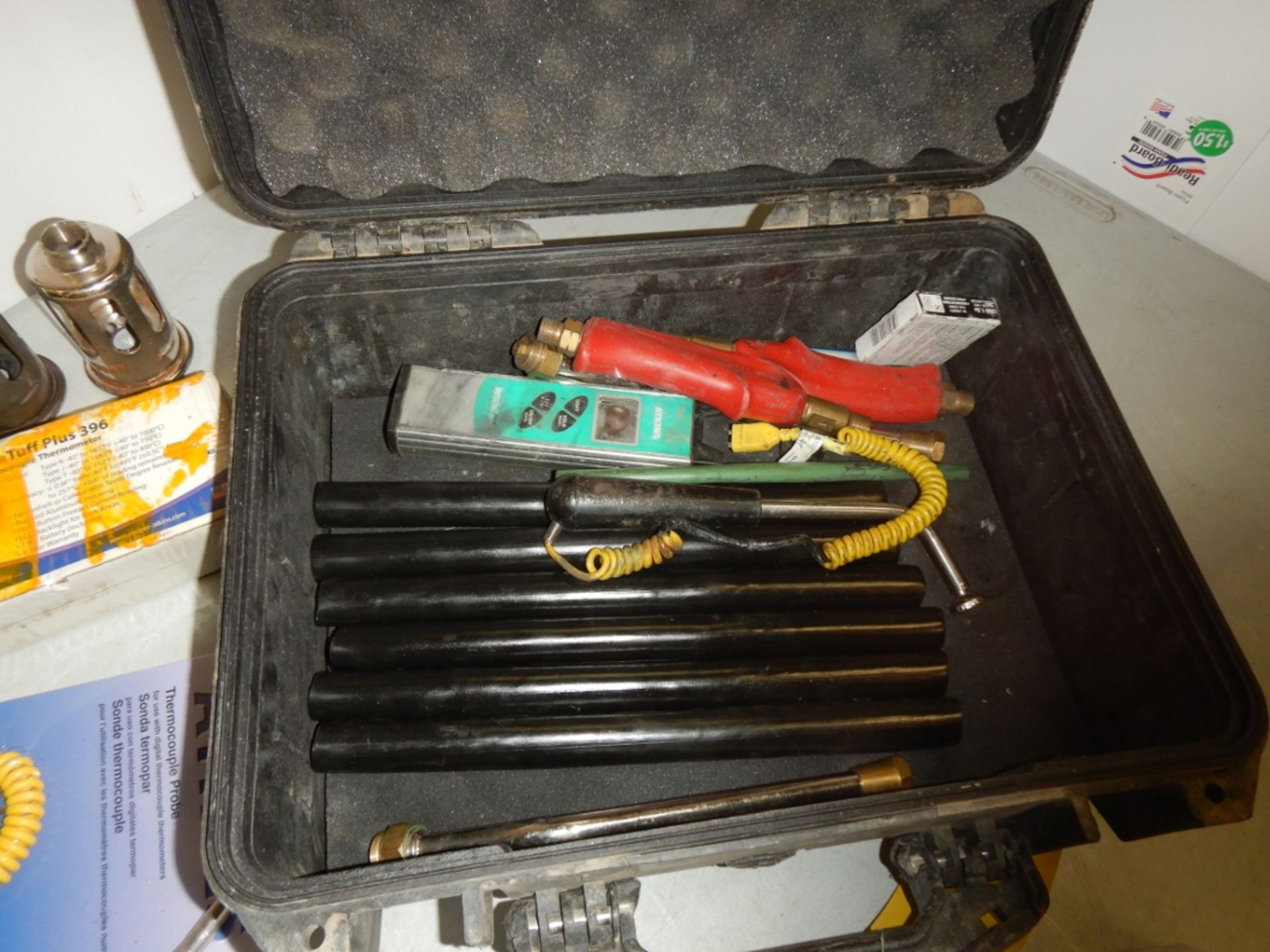 THERMOCOUPLE PROBE, PROPANE TORCHES, THERMOCOUPLE DIGITAL READER - Image 2 of 3