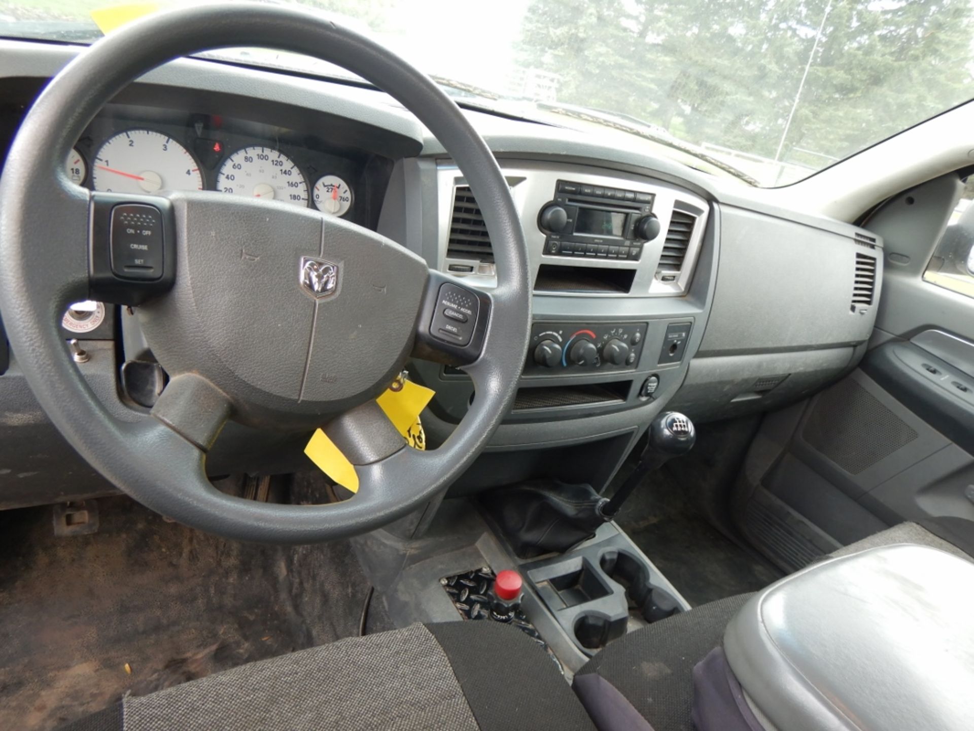 2007 DODGE RAM 3500 HD 4WD TRUCK, W/ PTO, HYDRAULICS, DECK WINCH, DUALLY, 6.7L CUMMINS TURBO DIESEL - Image 12 of 19