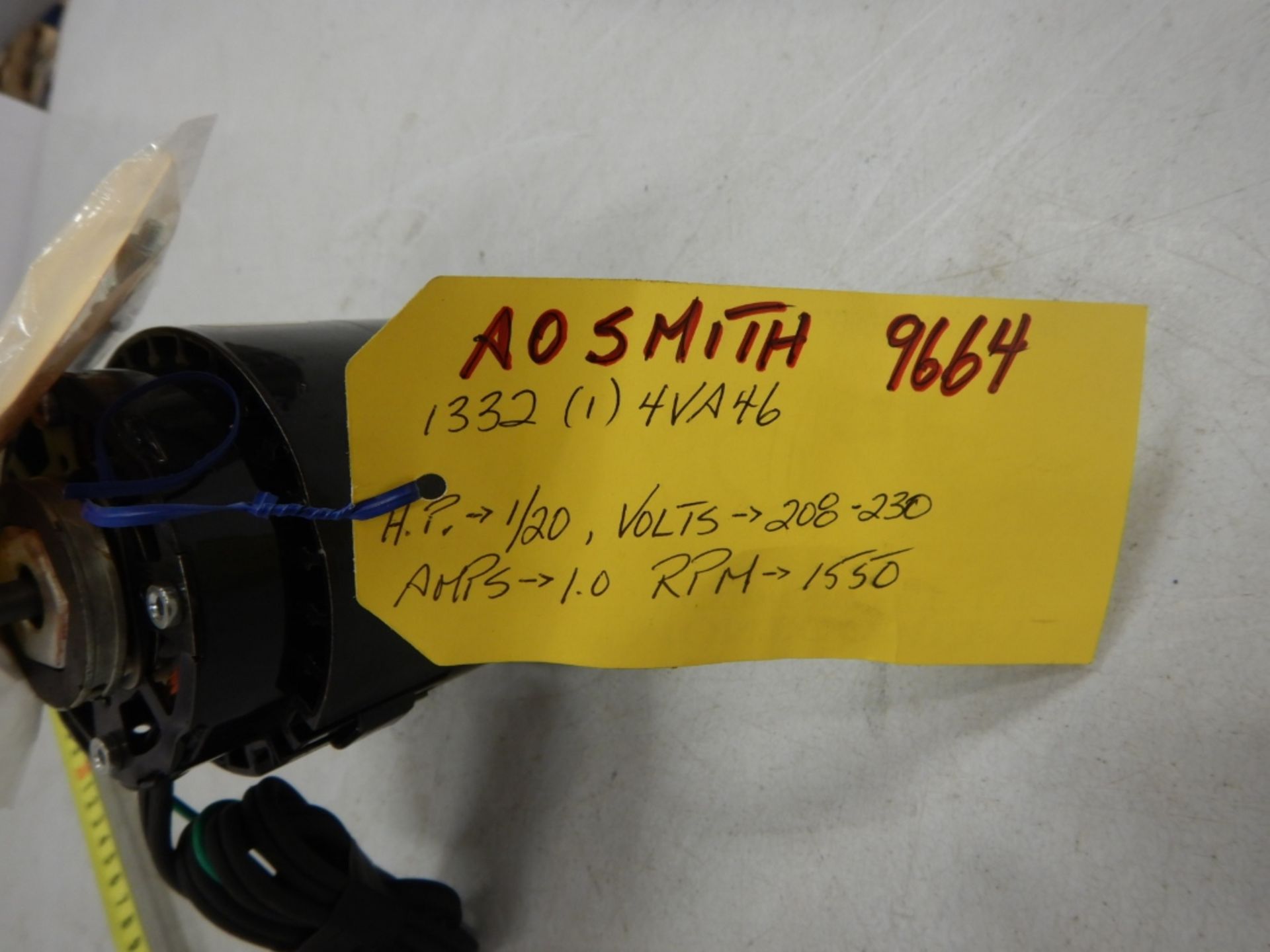 AO-SMITH 9664 208/230V 1/20HP - Image 4 of 5