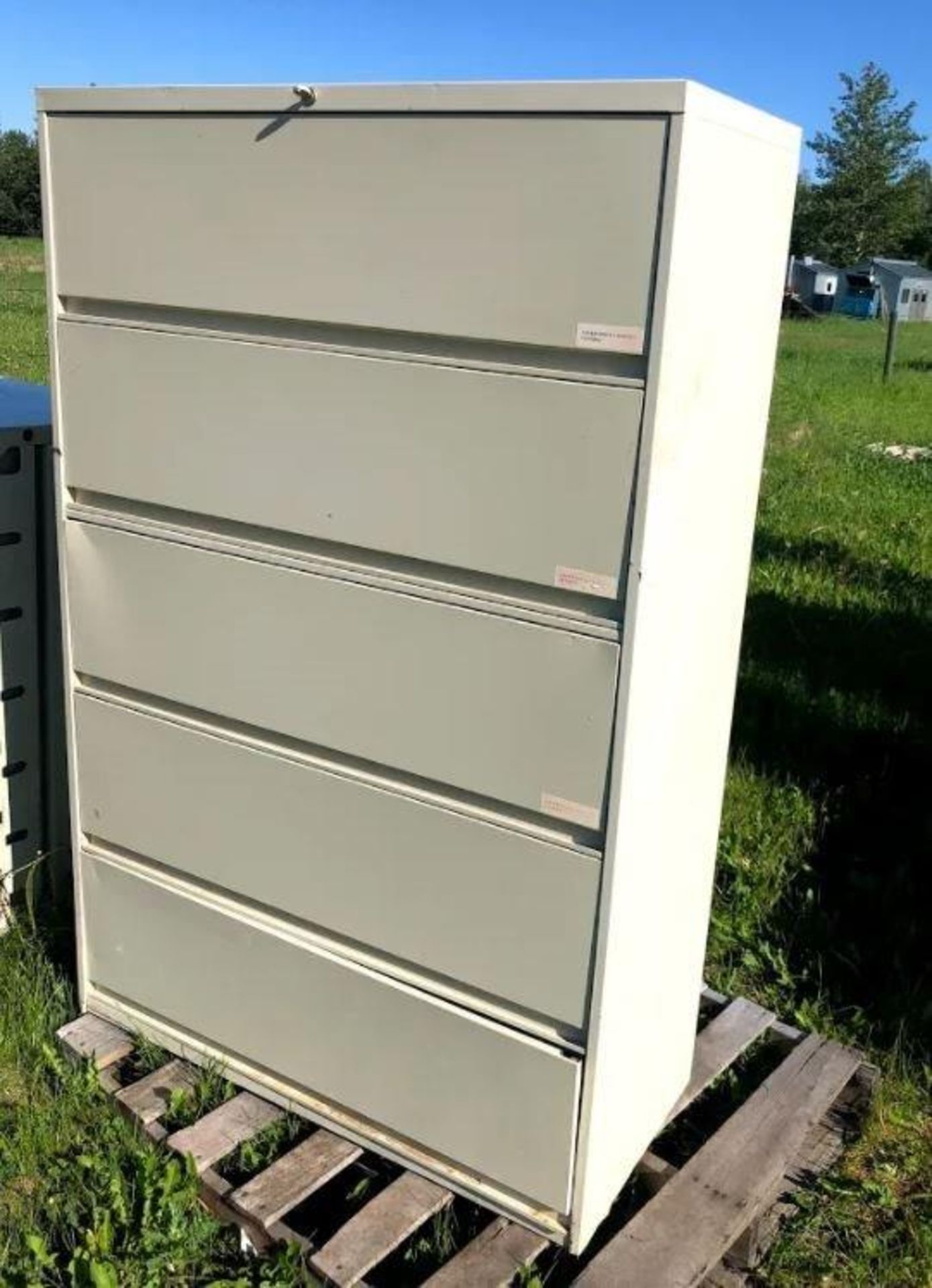 L/O 2 5-DRAWER STEEL FILING CABINETS