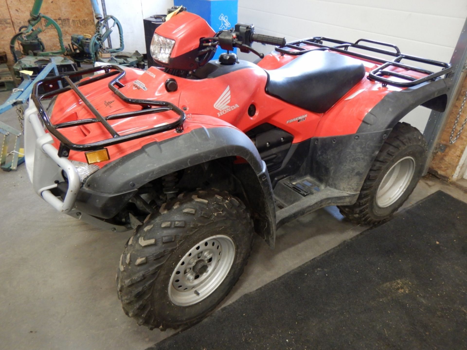 2008 HONDA FORMAN ES 4X4 ATV MODEL TRX420FE S/N 1HFTE31M484300328