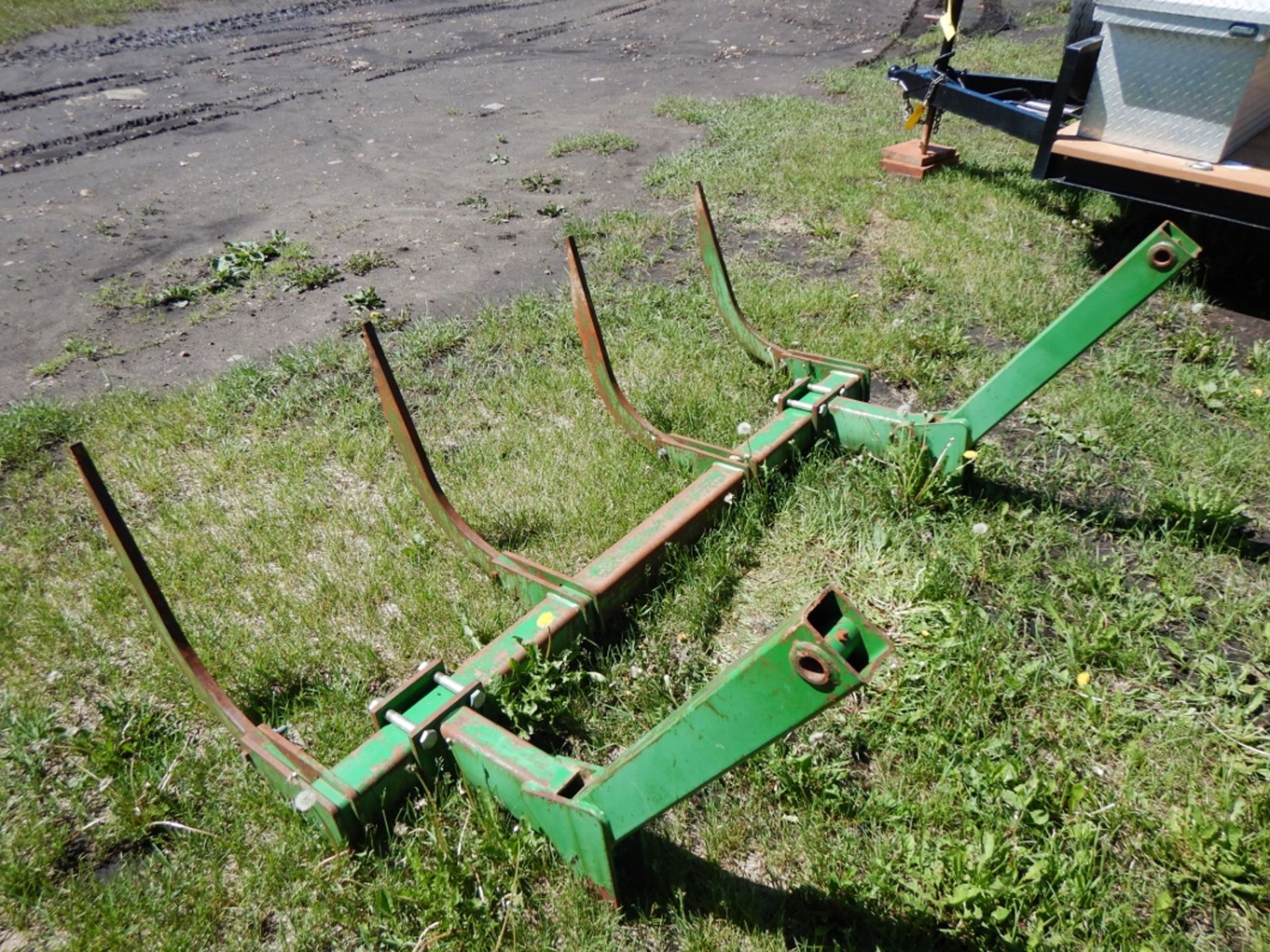 JOHN DEERE 6400 FWA TRACTOR W/FEL, GRAPPLE (GRAPPLE NOT ATTACHED - NO RAM) & 3PT HITCH, 7486 HOURS - Image 11 of 11