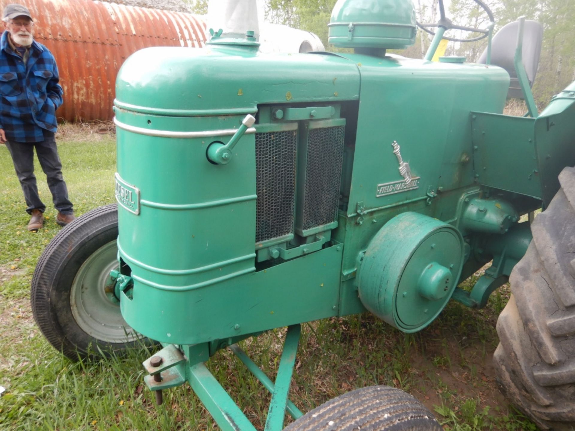 1949 FIELD MARSHALL SERIES 2 DIESEL TRACTOR S/N 9102 W/SINGLE CYLINDER - Image 10 of 14