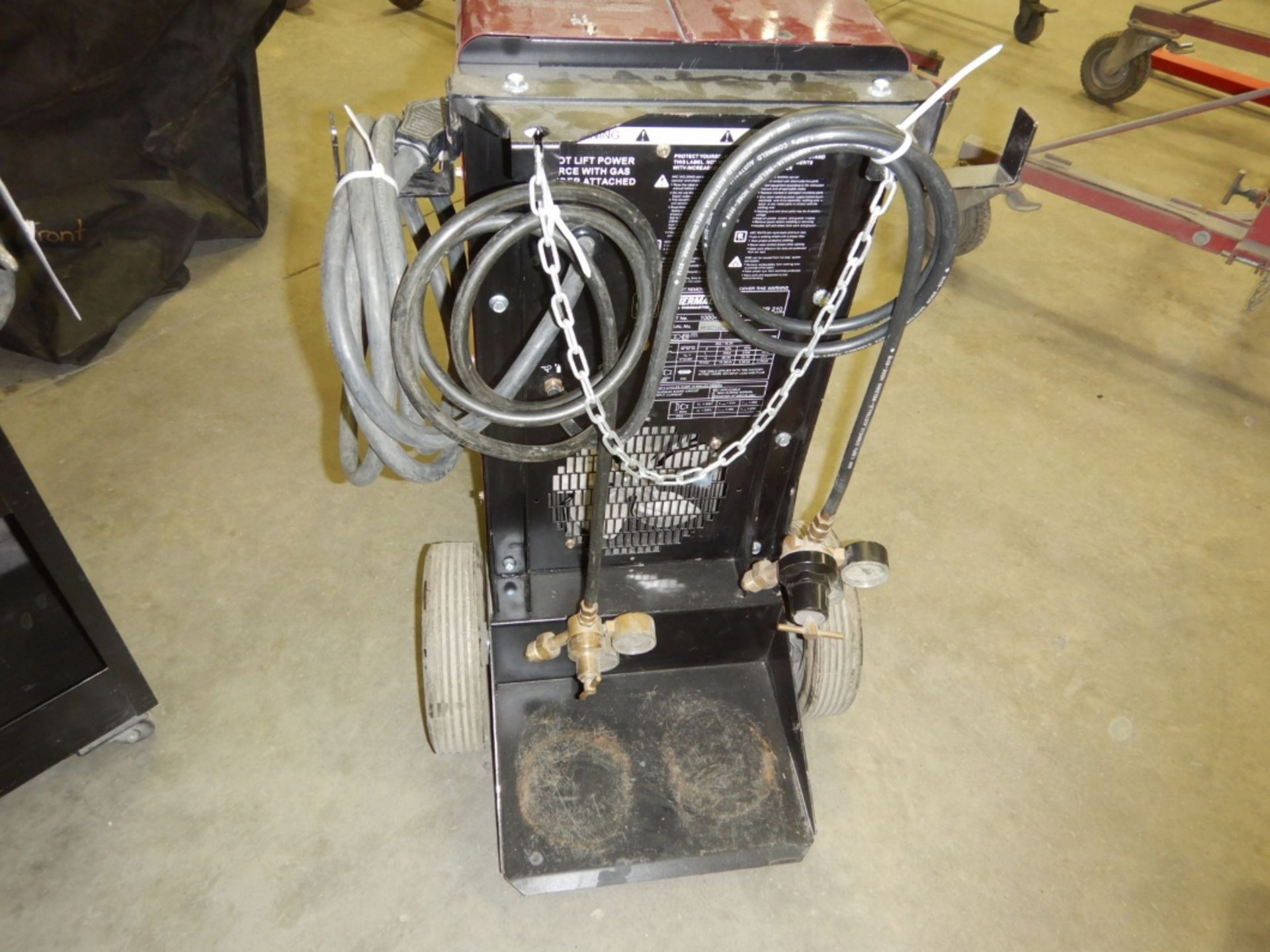 THERMAL ARC 210 WELDSKILL FABRICATOR MIG-WIRE FEEDER WELDER S/N M10071401022 PT# 100047B001 - Image 5 of 6