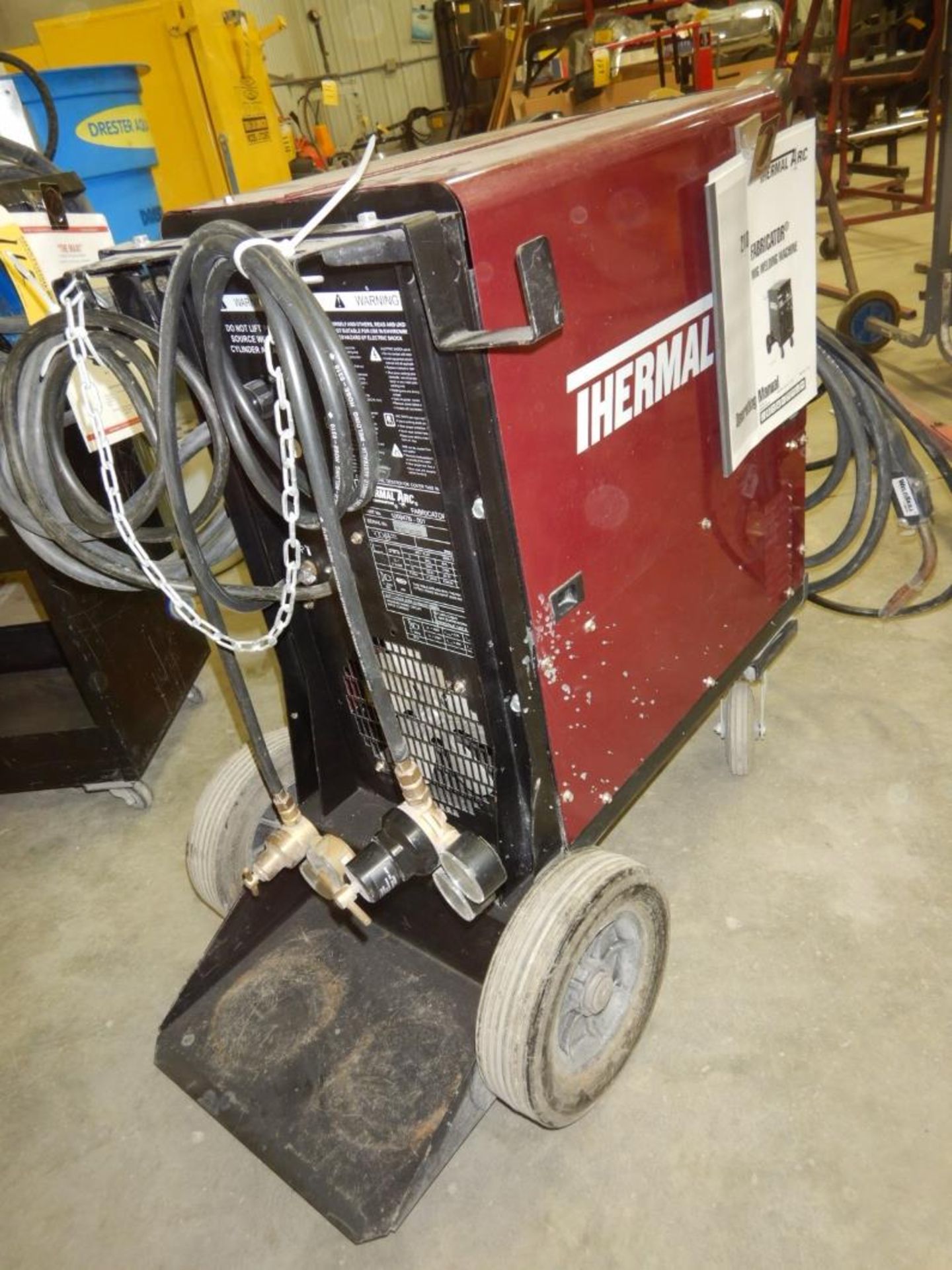 THERMAL ARC 210 WELDSKILL FABRICATOR MIG-WIRE FEEDER WELDER S/N M10071401022 PT# 100047B001 - Image 4 of 6