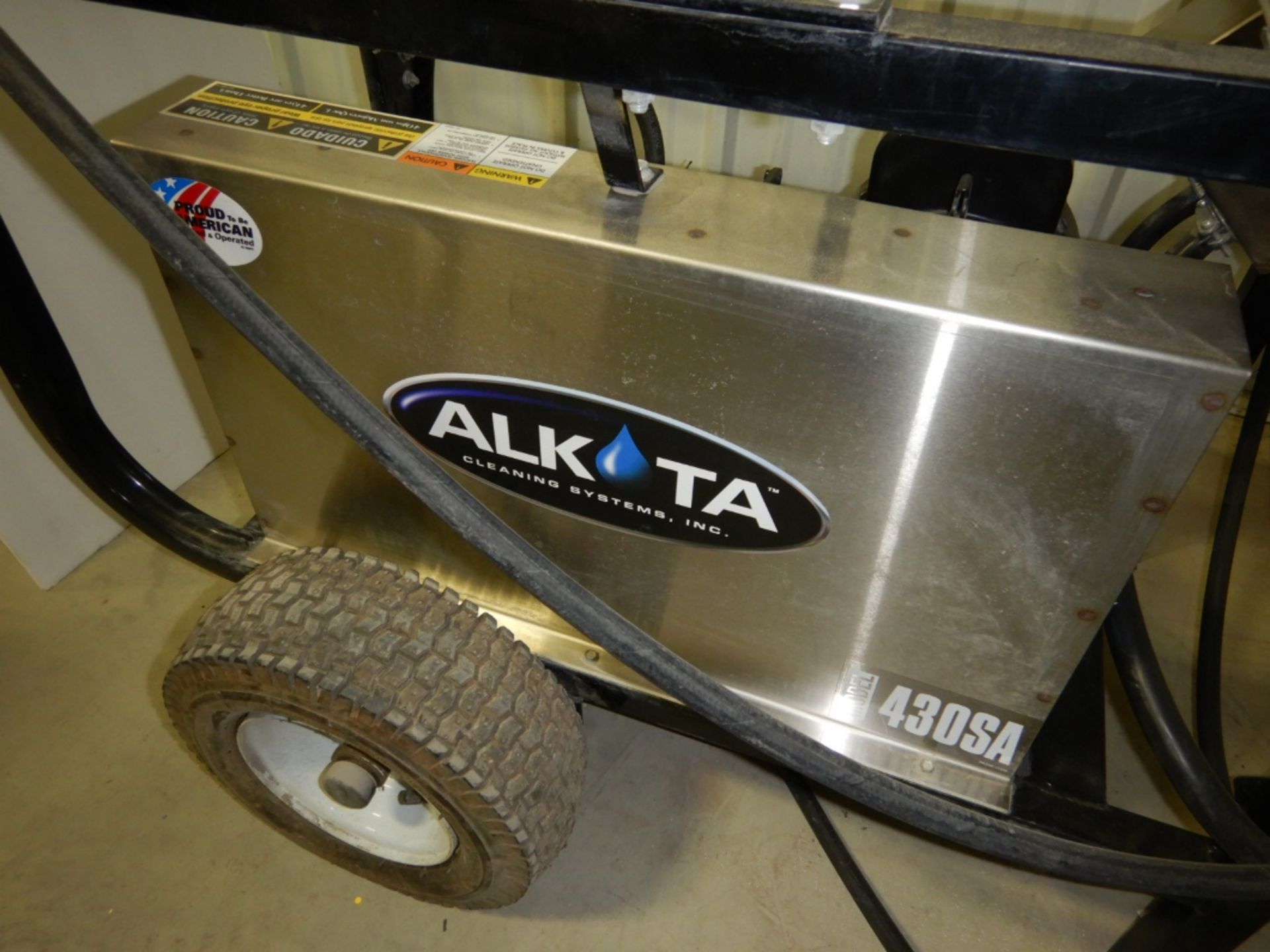 ALKITA 430SA -3000 PSI PORTABLE COLD WATER PRESSURE WASHER, 230 VOLT, 1 PH, 8 HP, S/N 275222 - Image 2 of 5