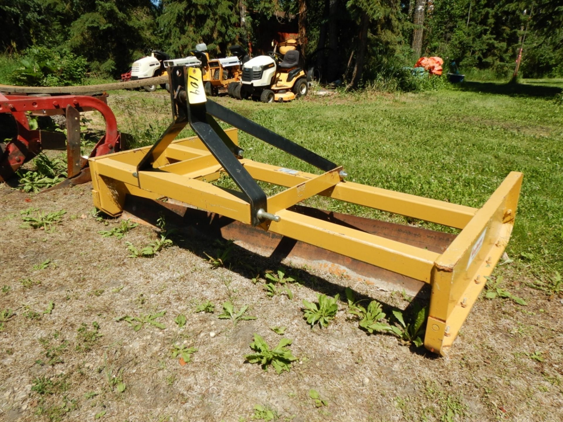 KING KUTTER PROFESSIONAL 6 FT DUAL EDGE LAND /LEVELER/GRADER - 3 PT