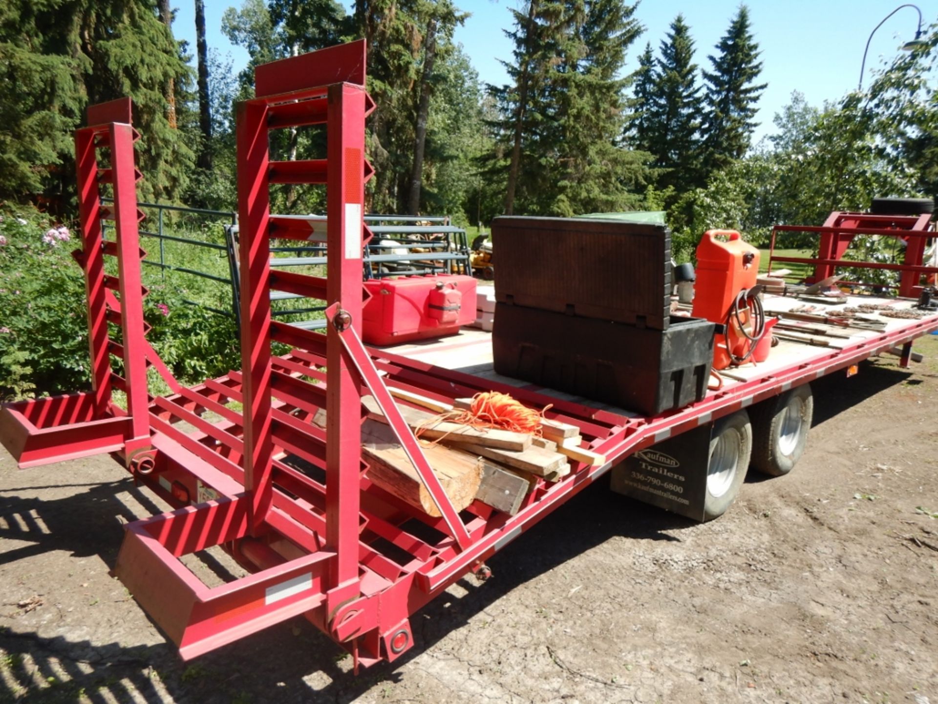 2009 KAUFMAN 30 FT GN T/A DUALLY EQUIP. TRAILER INCL. 5 FT FT BEAVER TAIL - EXCELLENT CONDITION - Image 7 of 10