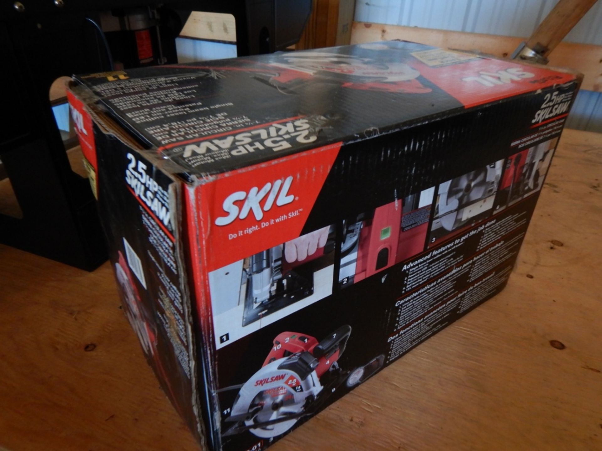 SKIL 2.5 HP SKILSAW W/LAZER LINE CUTTER (NEW) - Image 3 of 3