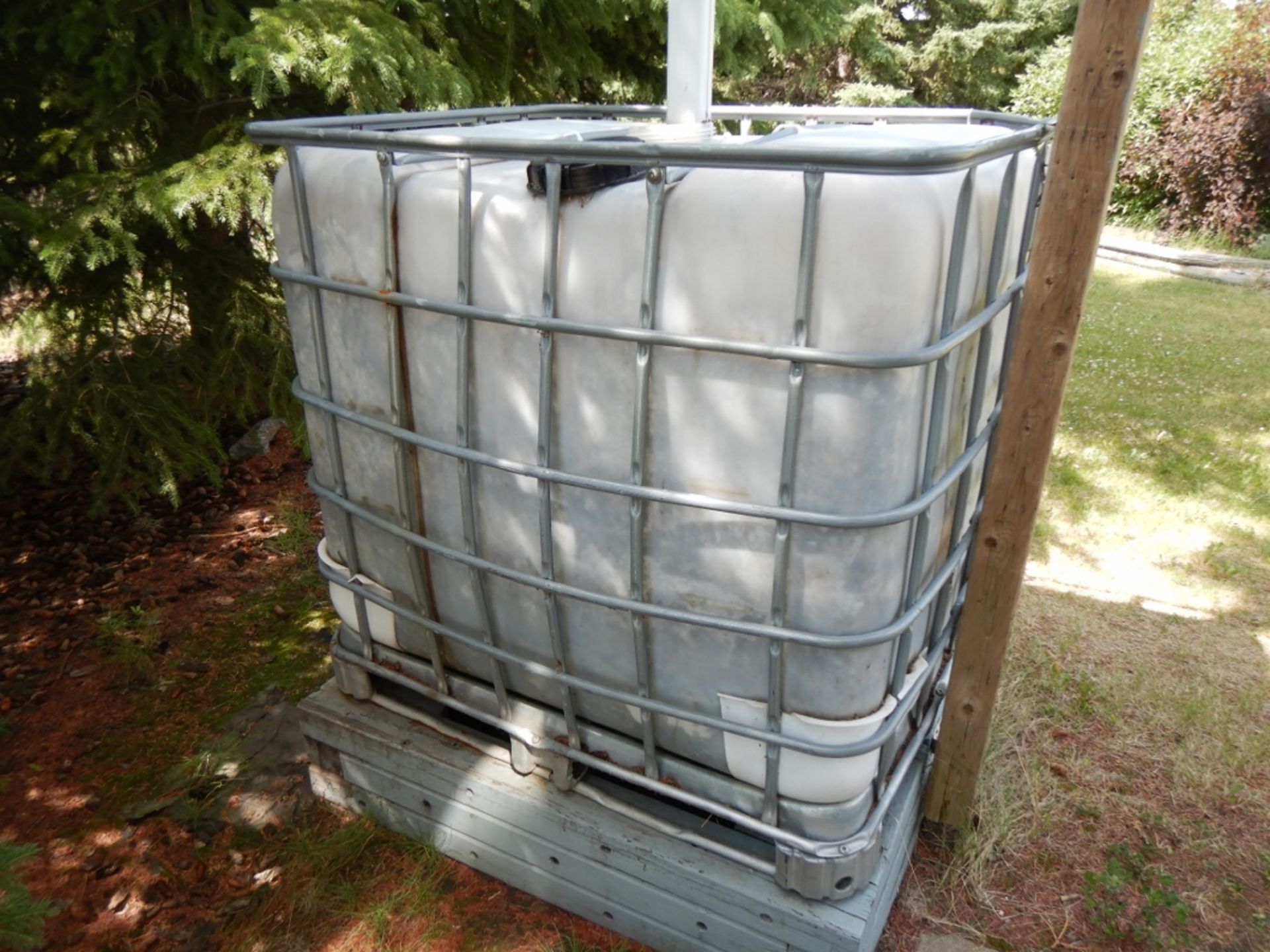 1000L POLY TOTE W/ ALUMINUM CAGE - Image 2 of 2