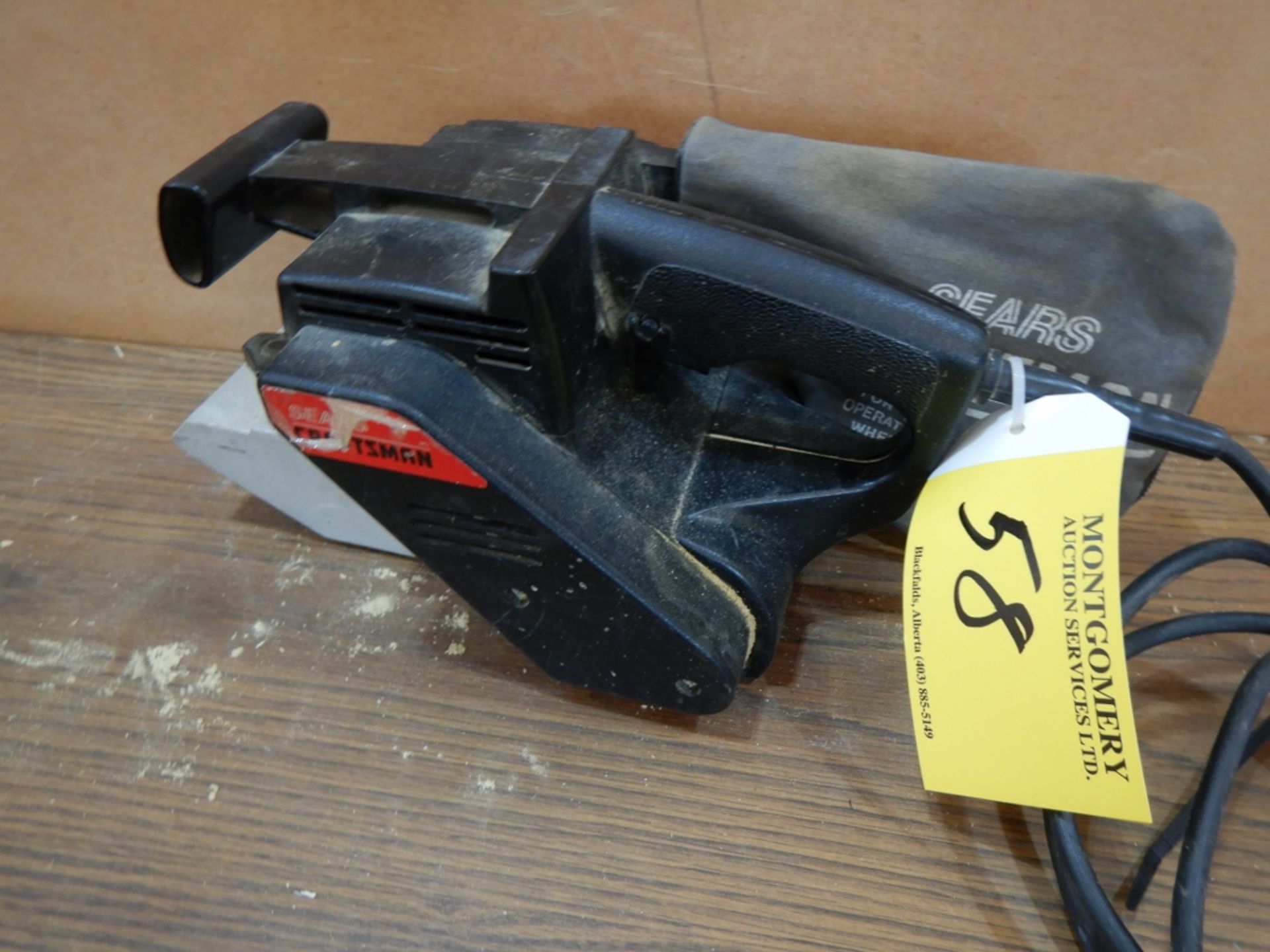 CRAFTSMAN 3"X21 BELT SANDER W/EXTRA BELTS - Image 3 of 4