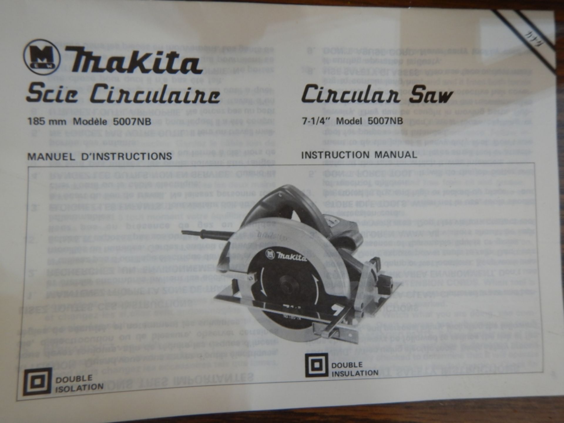 MAKITA 7 1/4" CIRCULAR SAW W/STRAIGHT EDGE ATTACHMENT - Image 2 of 4