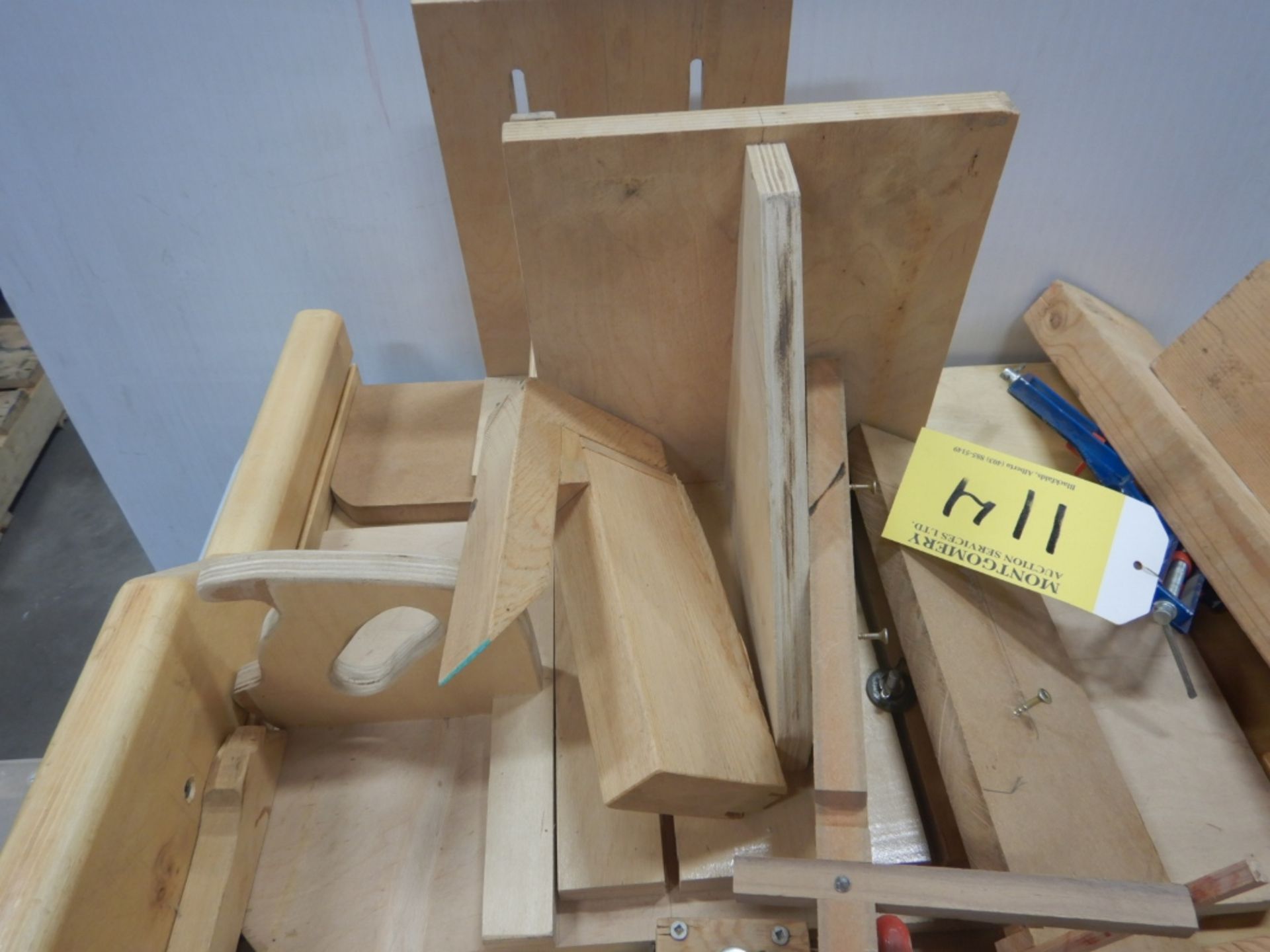 L/O ASSORTED TABLE SAW FENCES, GUIDES, PUSH STICKS, ETC. - Image 3 of 7