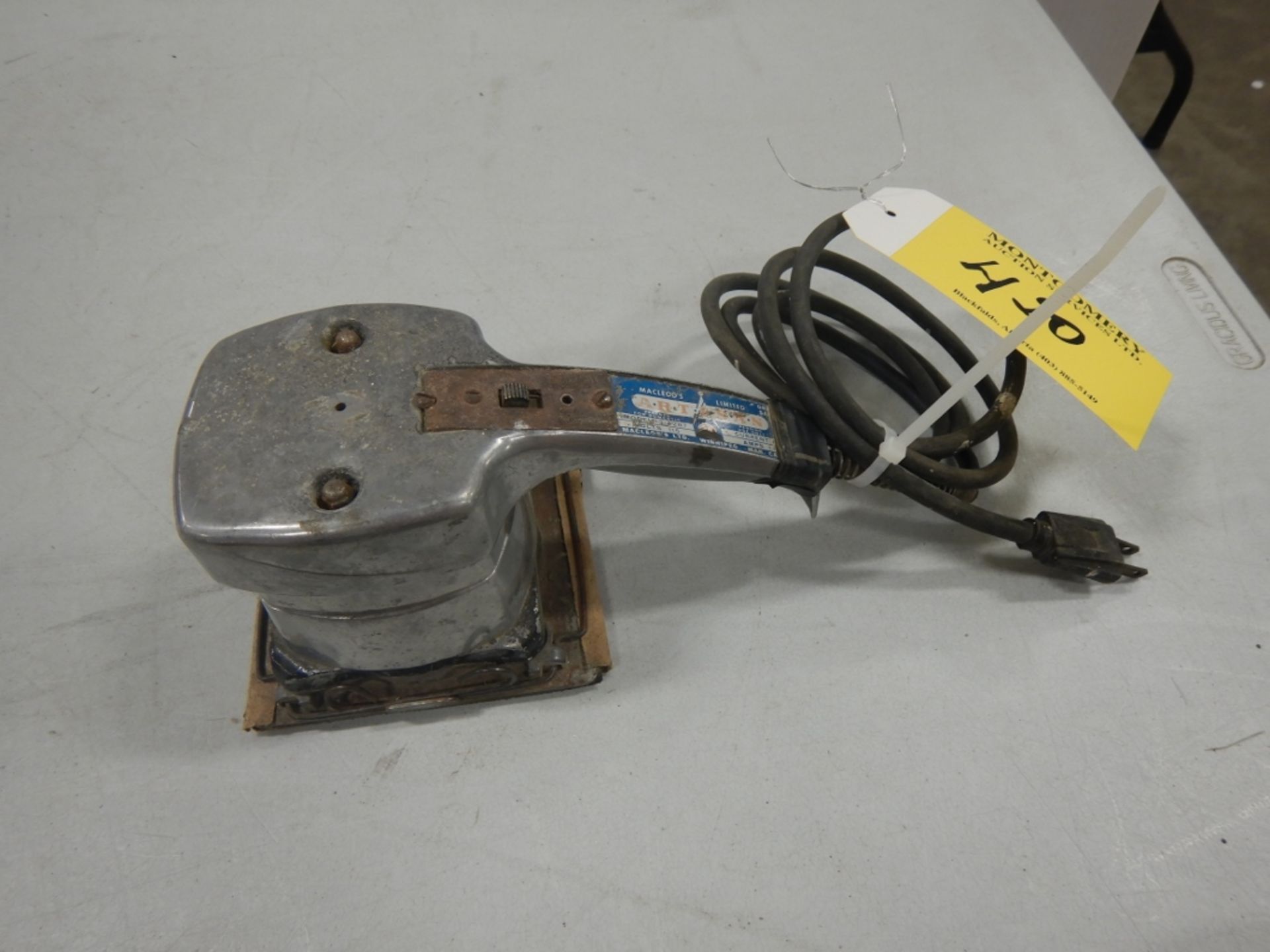 L/O HAND TOOLS, B&D CORDLESS DRILL, RECIP. SAW, VINTAGE, B&D DRILL AND MCLEODS PALM SANDER - Image 9 of 11