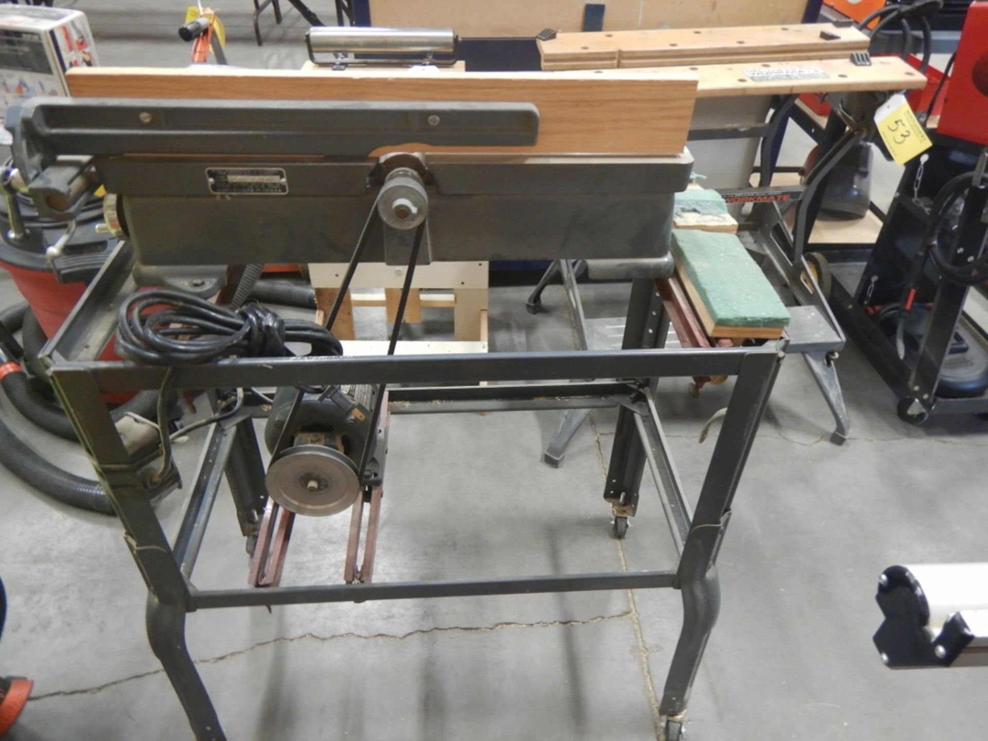 SEARS CRAFTSMAN 4IN JOINTER PLANER ON STAND - Image 8 of 10