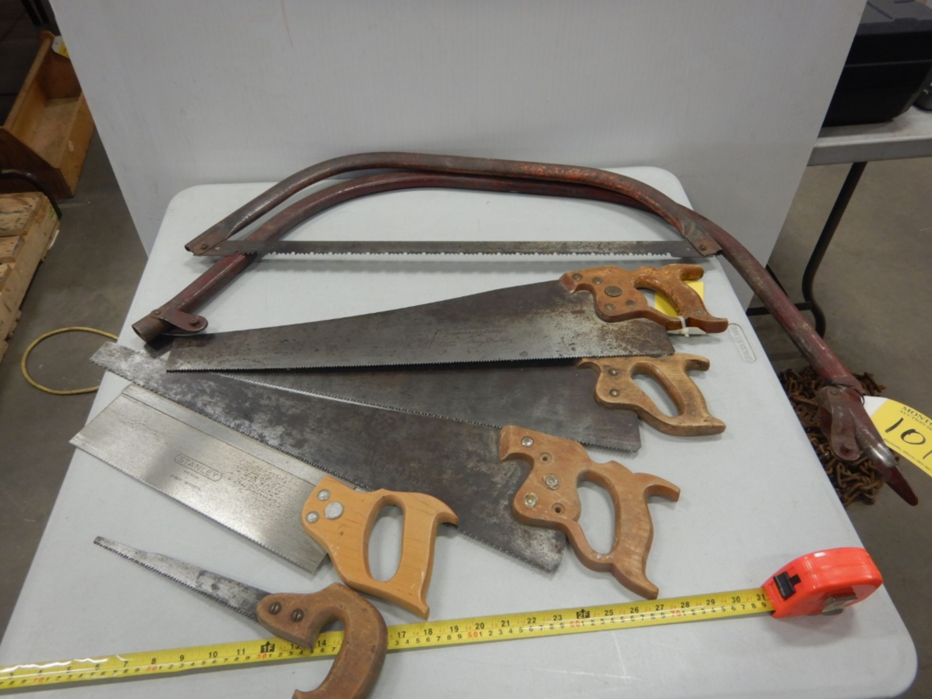 L/O ASSORTED HAND AND SWEDE SAWS