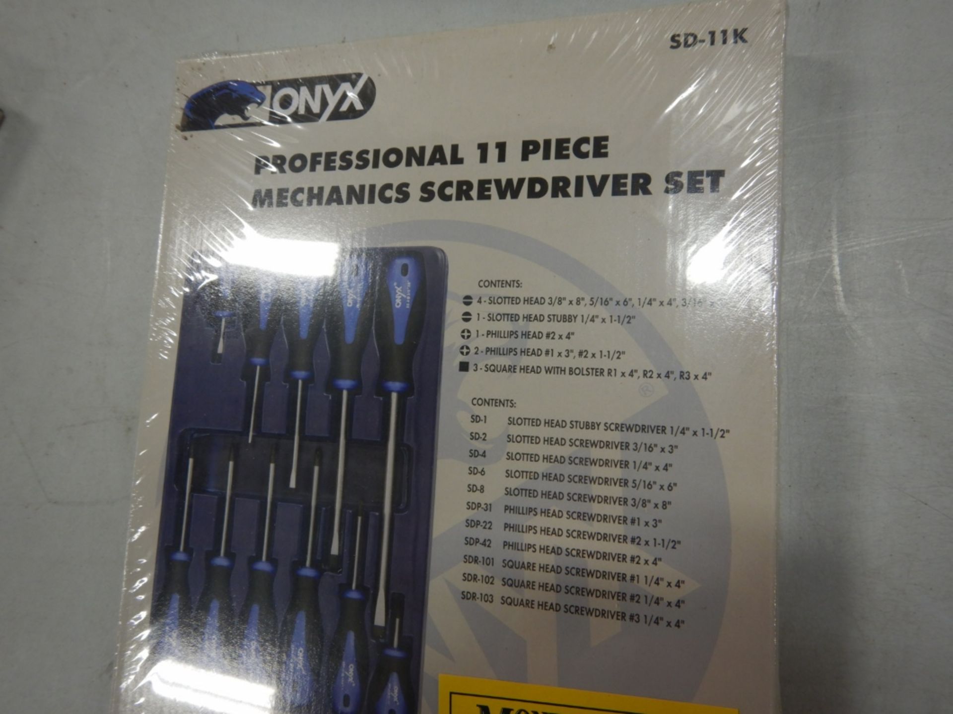 ONYX PROFESSIONAL 11PC MECHANICS SCREWDRIVER SET - Image 3 of 3