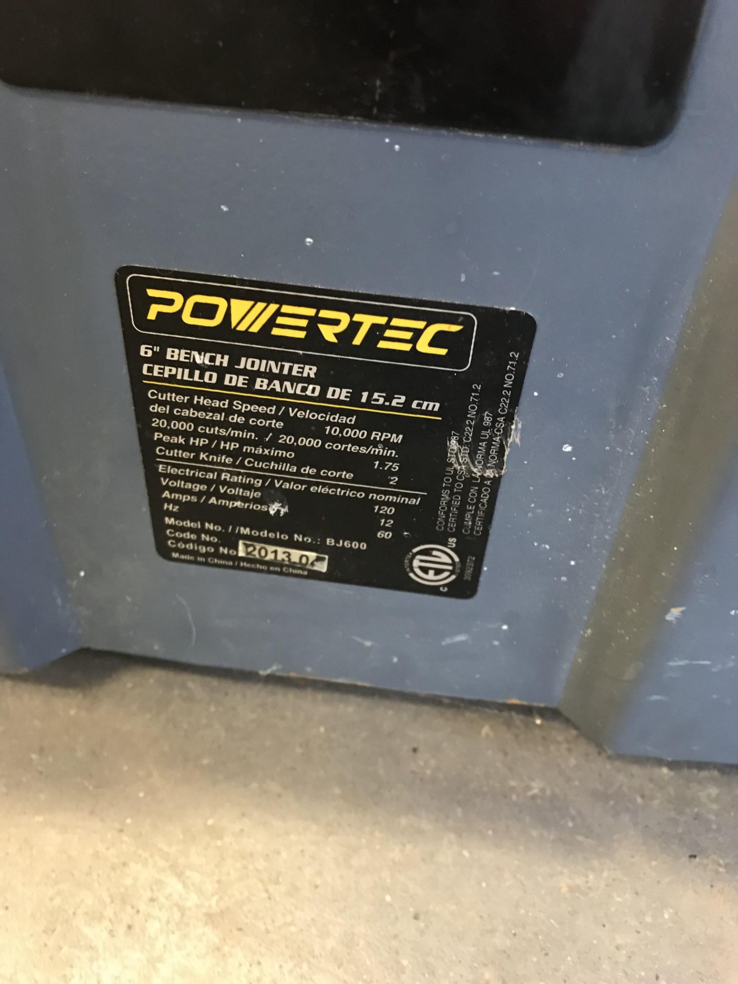 POWER TECK 6" PLANER - Image 4 of 7