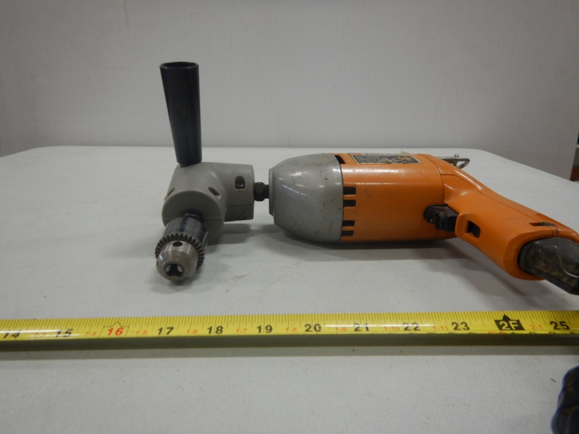 B&D ELEC. VARIABLE SPEED DRILL W/ RIGHT ANGLE DRILLING ATTACHMENT - Image 2 of 2