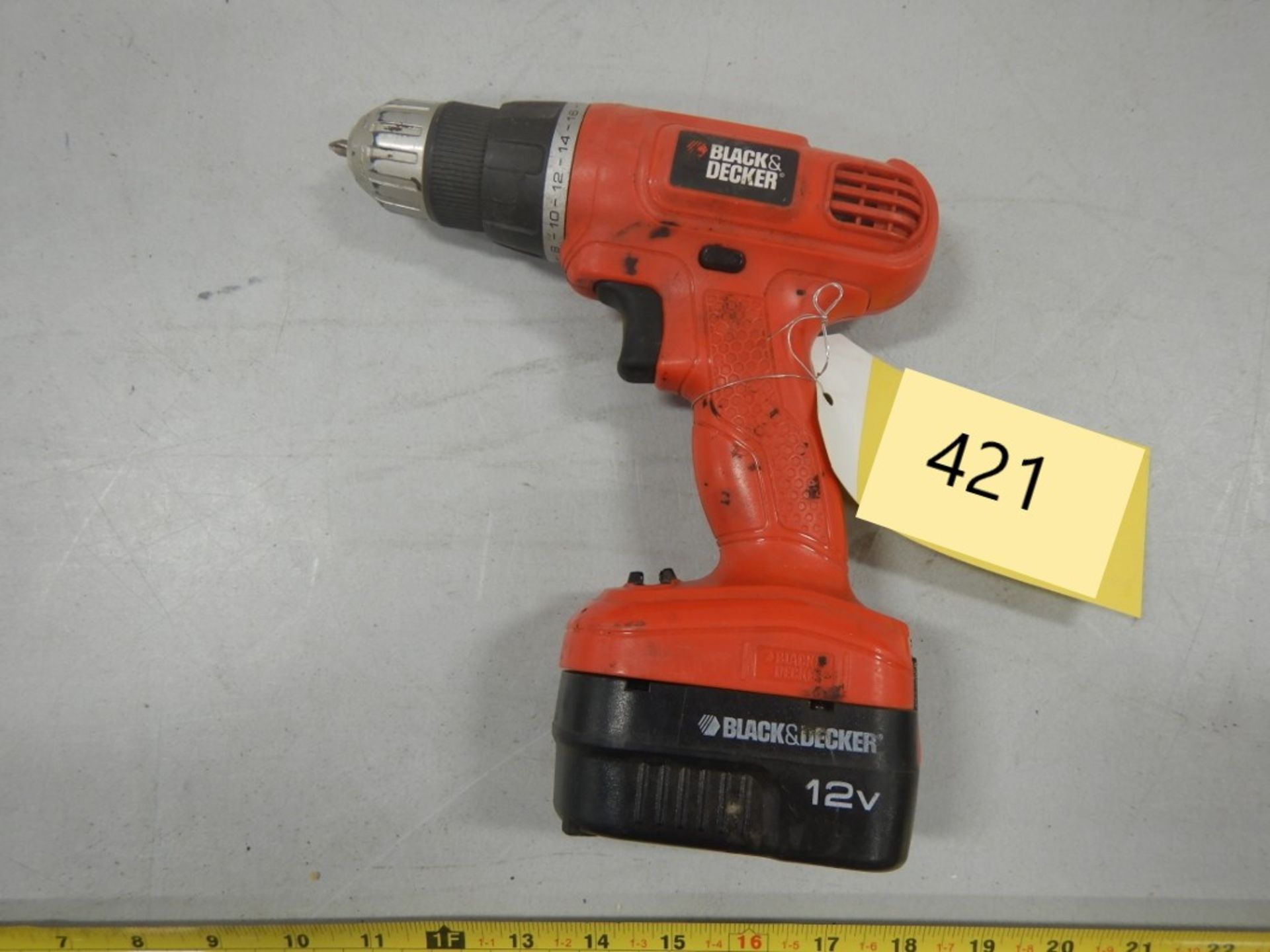 L/O HAND TOOLS, B&D CORDLESS DRILL, RECIP. SAW, VINTAGE, B&D DRILL AND MCLEODS PALM SANDER - Image 10 of 11