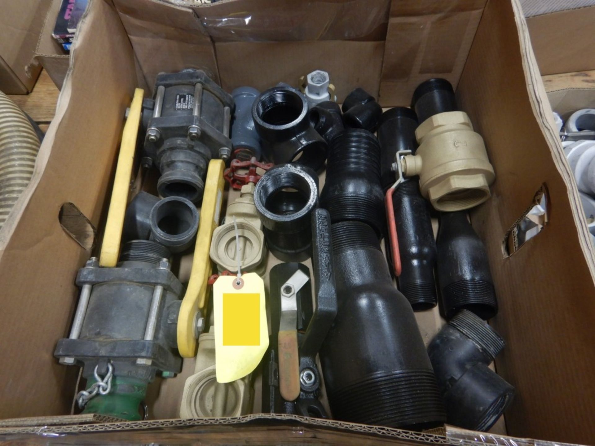 L/O ASSORTED VALVES, FITTINGS, SWEDGES, REDUCERS, ETC.