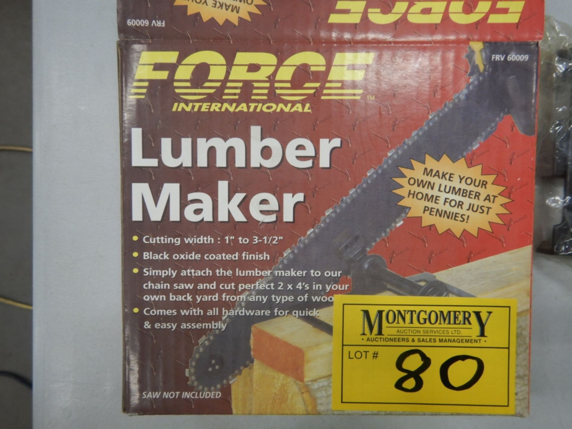 FORCE INT. LUMBER MAKER CHAINSAW ATTACHMENT - Image 2 of 4