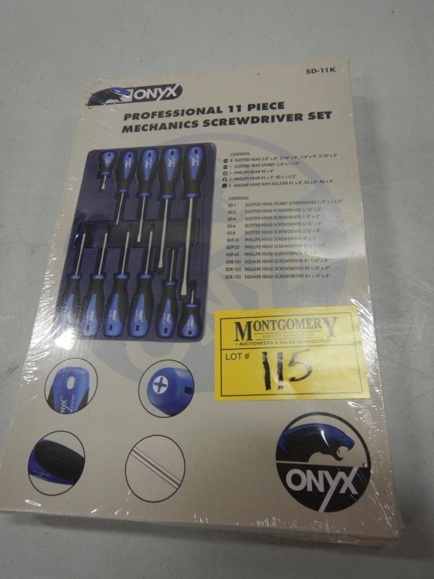 ONYX PROFESSIONAL 11PC MECHANICS SCREWDRIVER SET