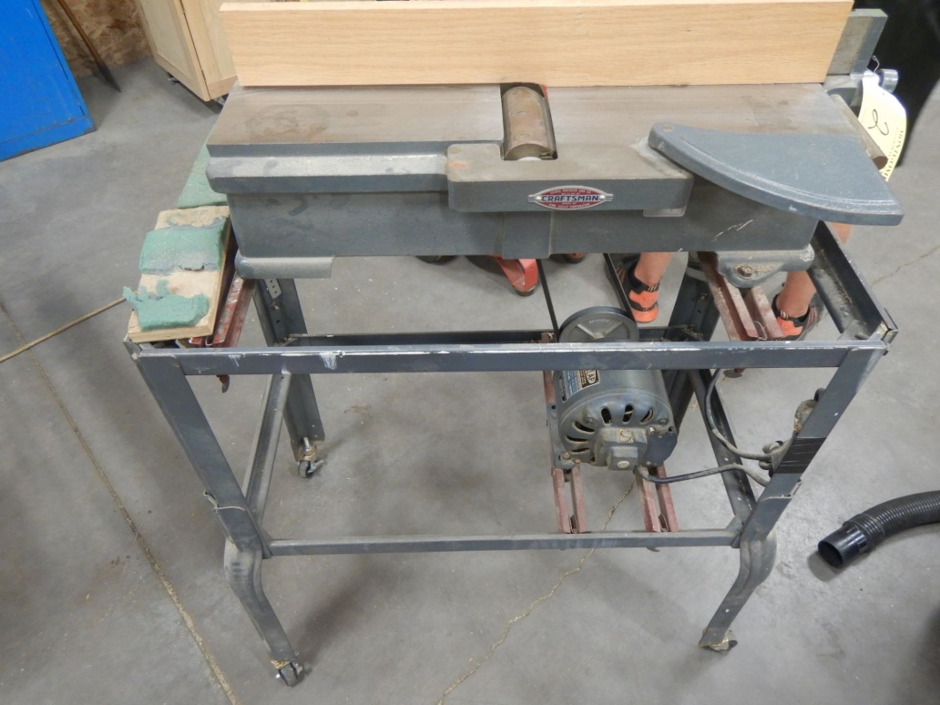 SEARS CRAFTSMAN 4IN JOINTER PLANER ON STAND - Image 10 of 10