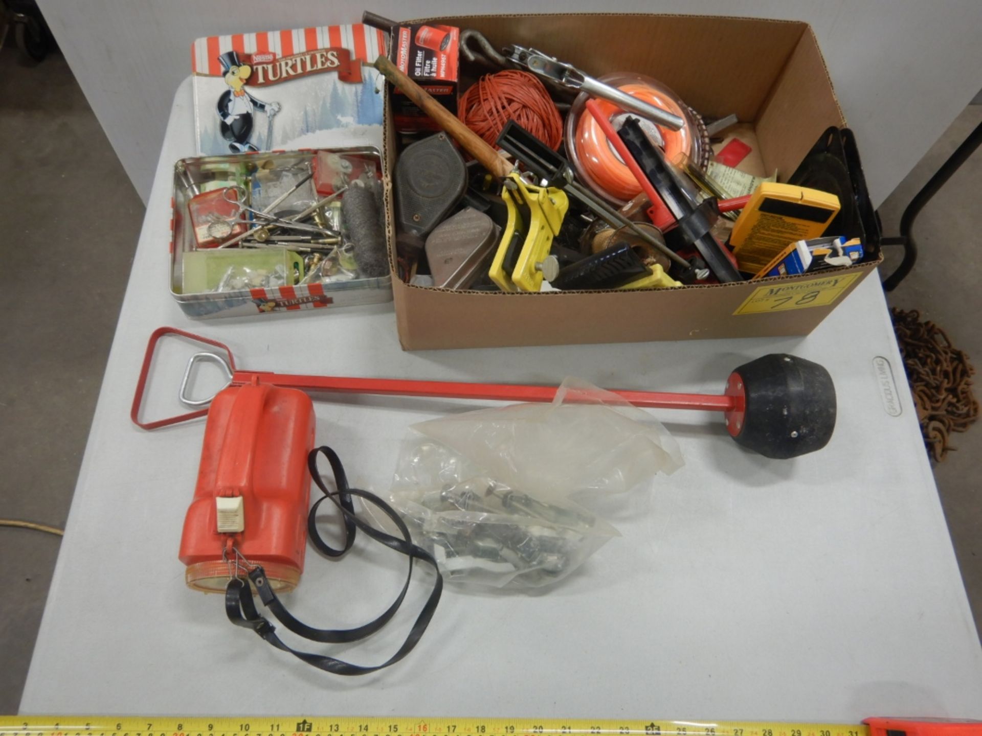 L/O TRIGGER ACTIVATED LONG HANDLED MAGNET, PRECISION SCREWDRIVERS, STEEL WOOL, BALER TWINE,