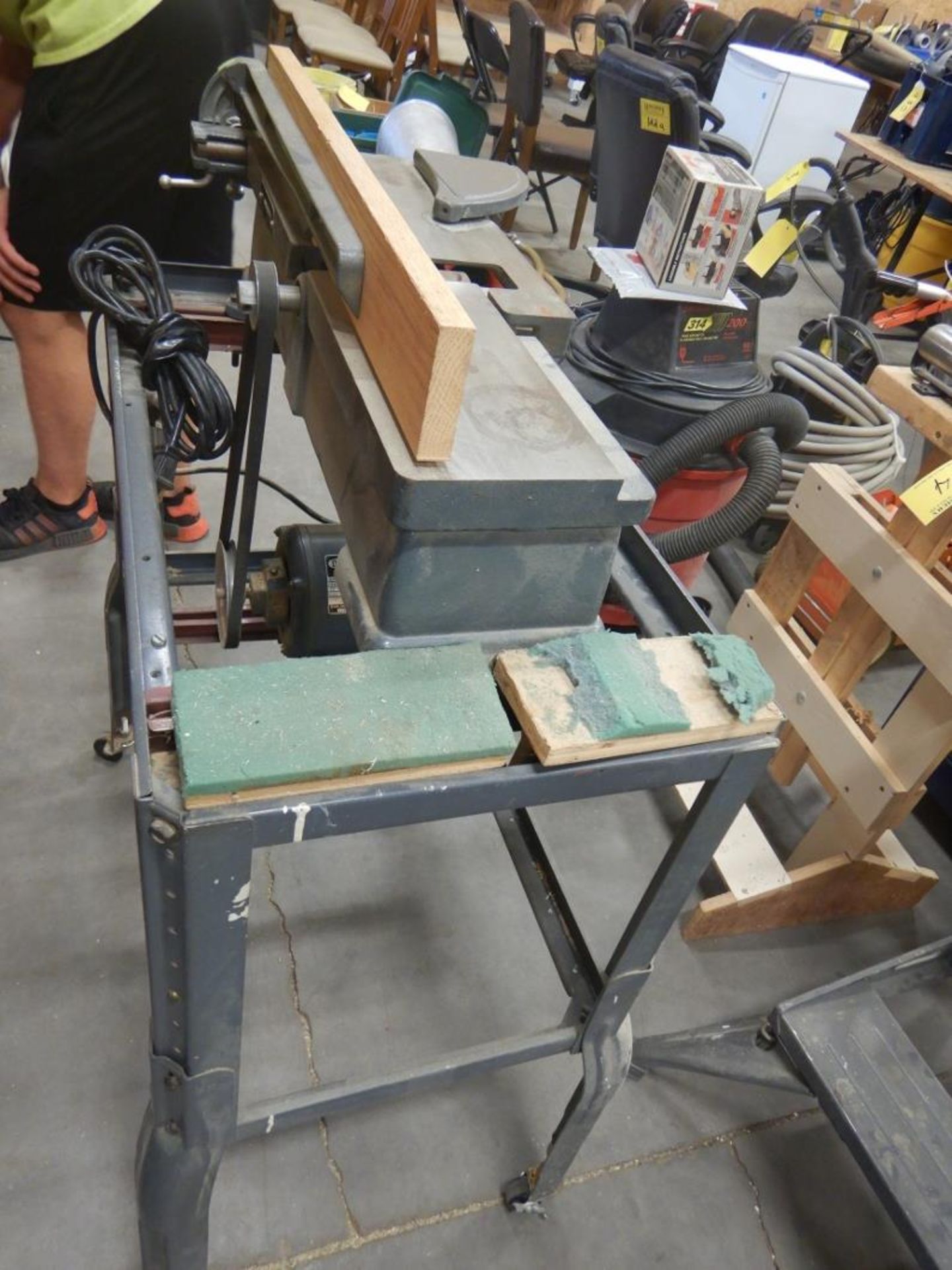 SEARS CRAFTSMAN 4IN JOINTER PLANER ON STAND - Image 7 of 10