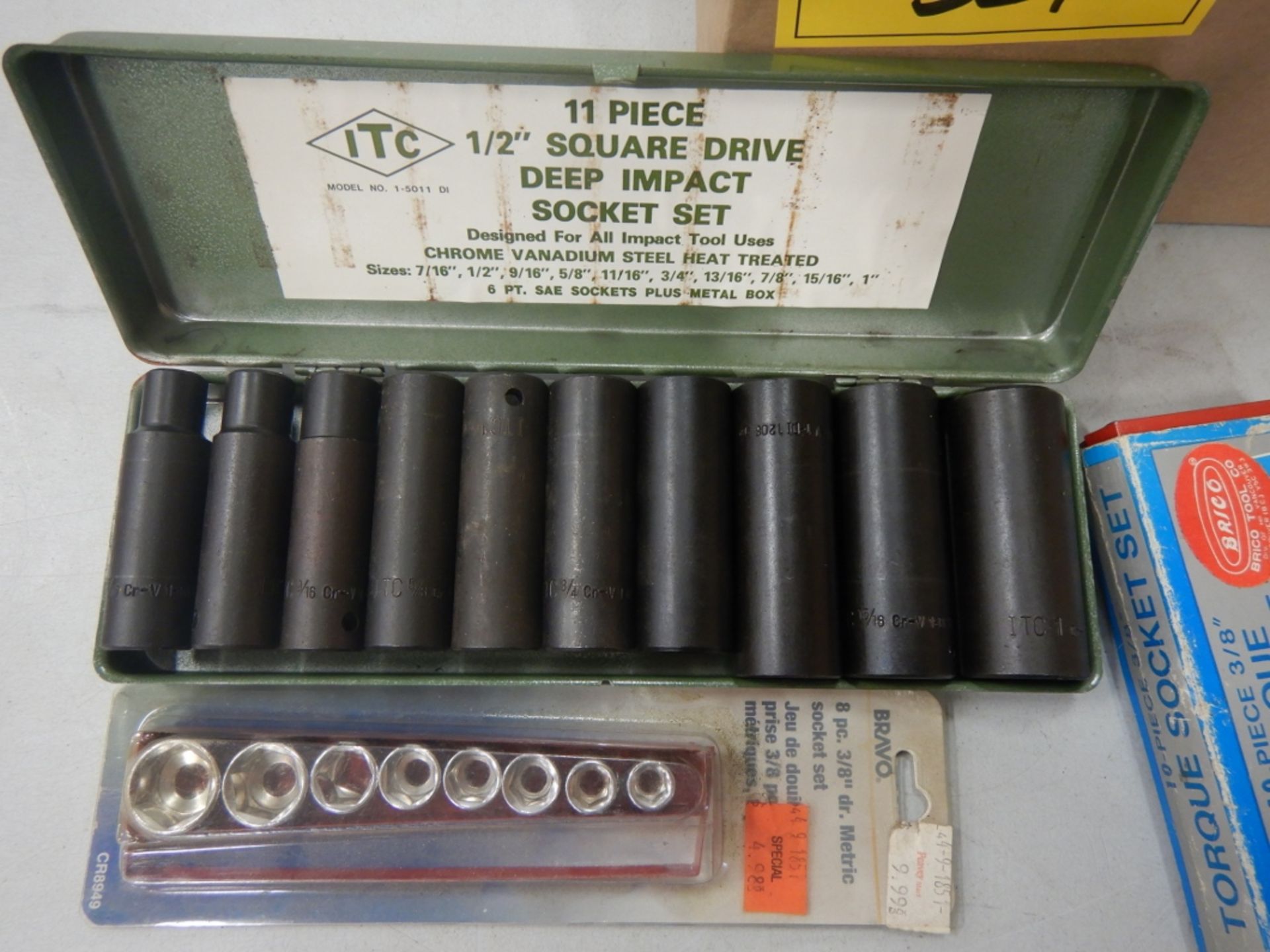 ASSORTED SOCKET TOOL KITS, IMPACT SOCKETS, TORQUE SOCKETS, ETC - Image 4 of 10