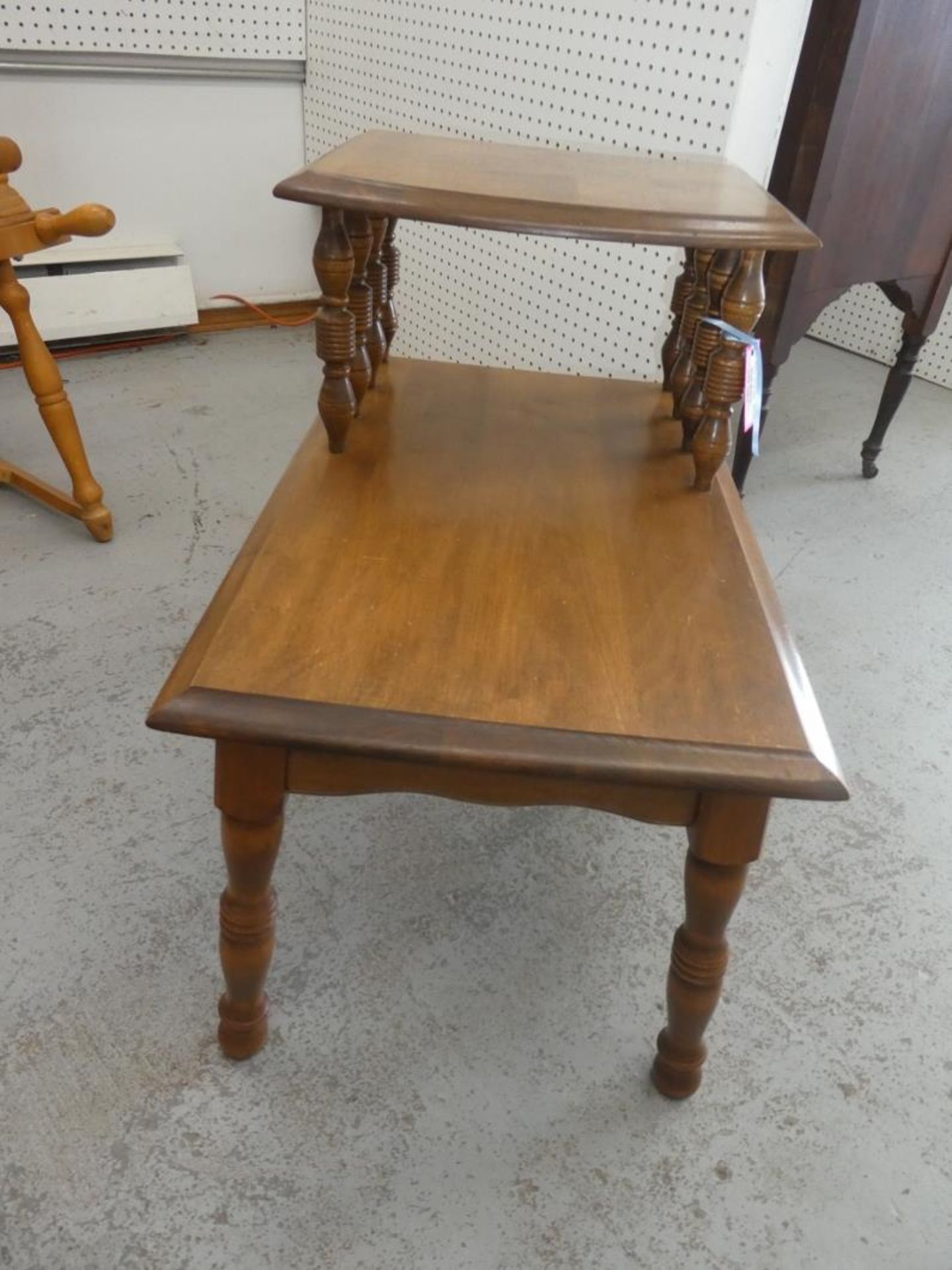 MCM MAPLE STEP TABLE 24"H 16"W 26"D - Image 2 of 3