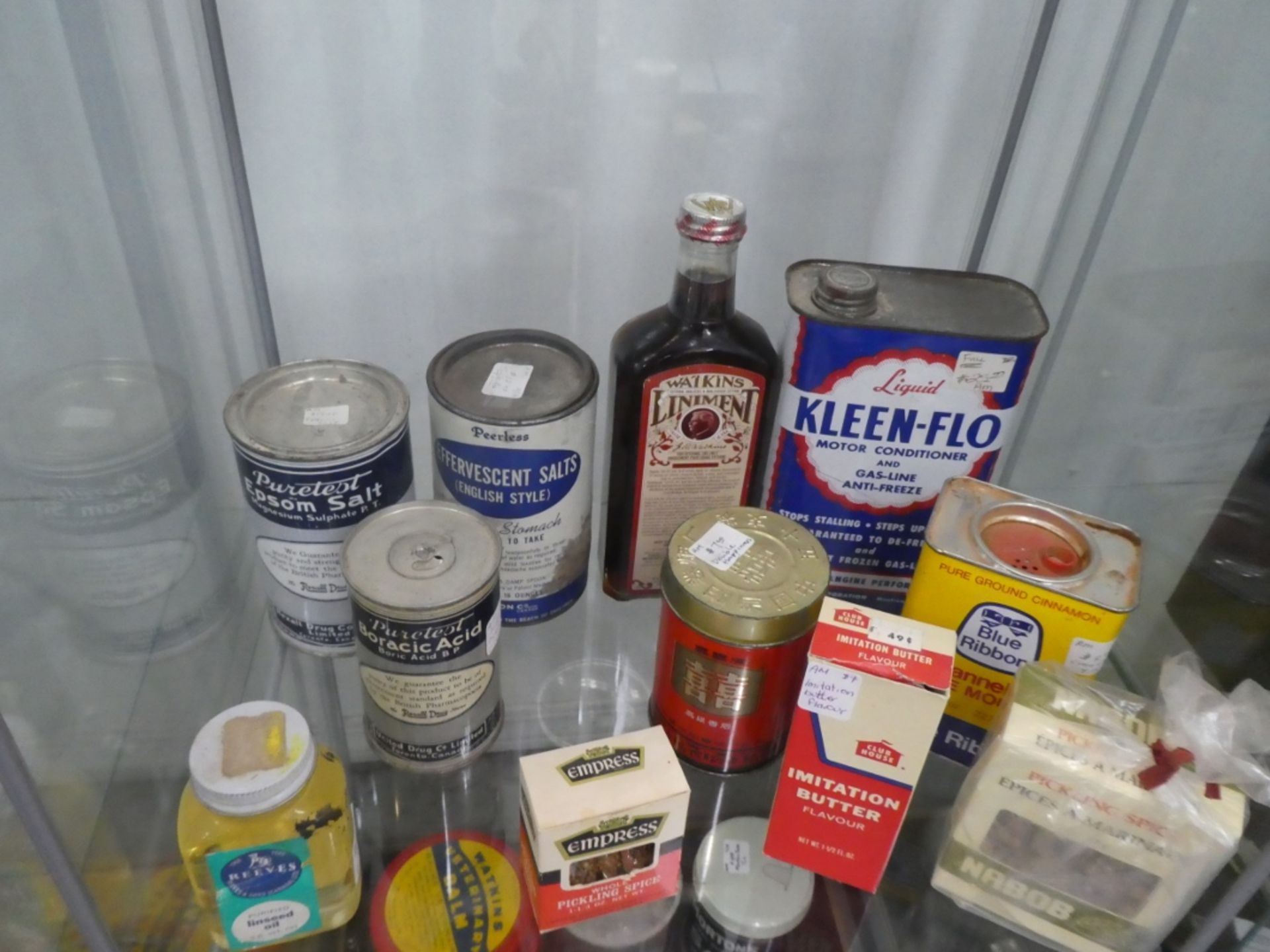 MISC. HOUSEHOLD TINS & JARS - Image 2 of 2