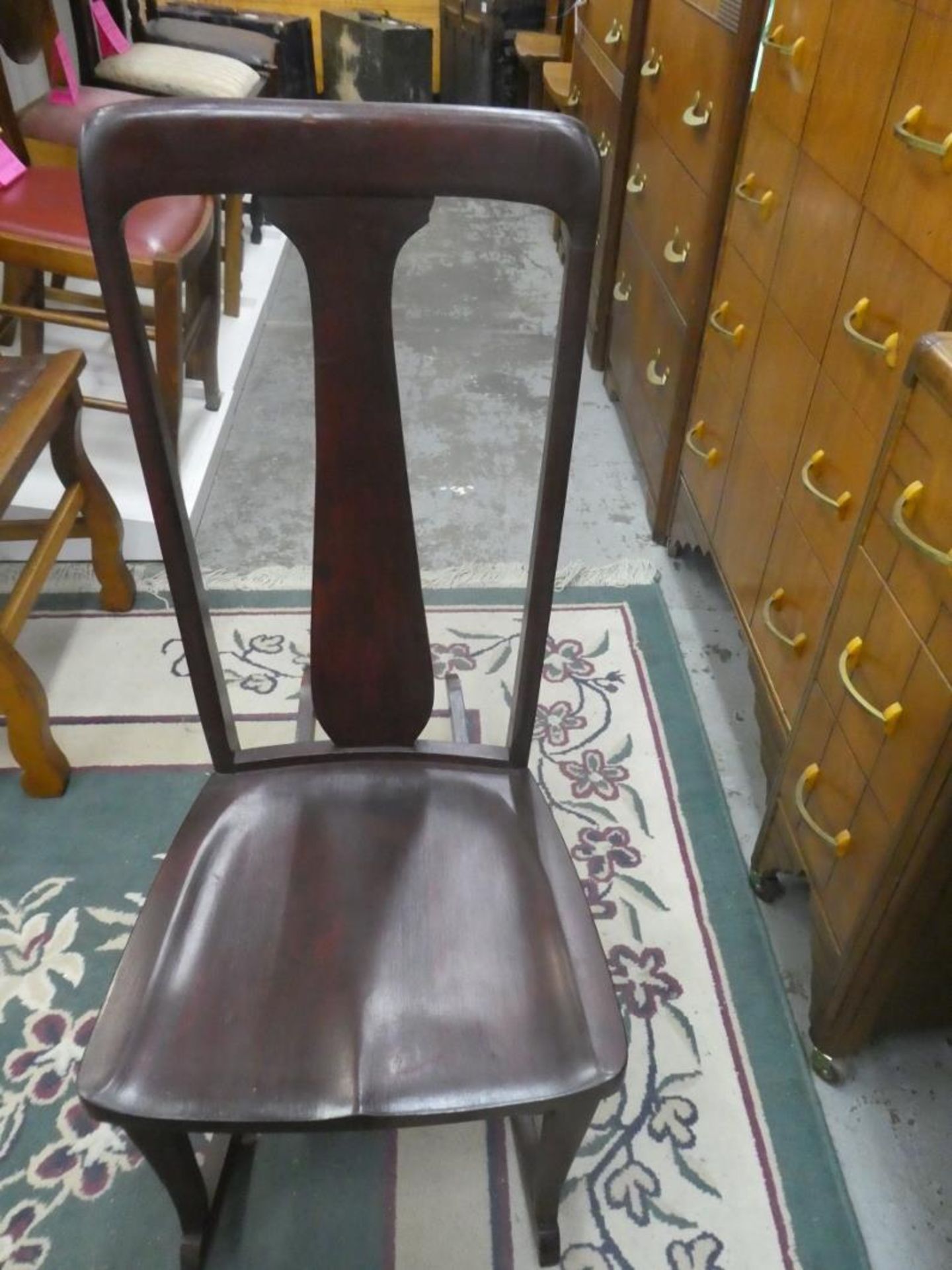 ANTIQUE MATERNITY ROCKING CHAIR SEAT 14"H - Image 2 of 4