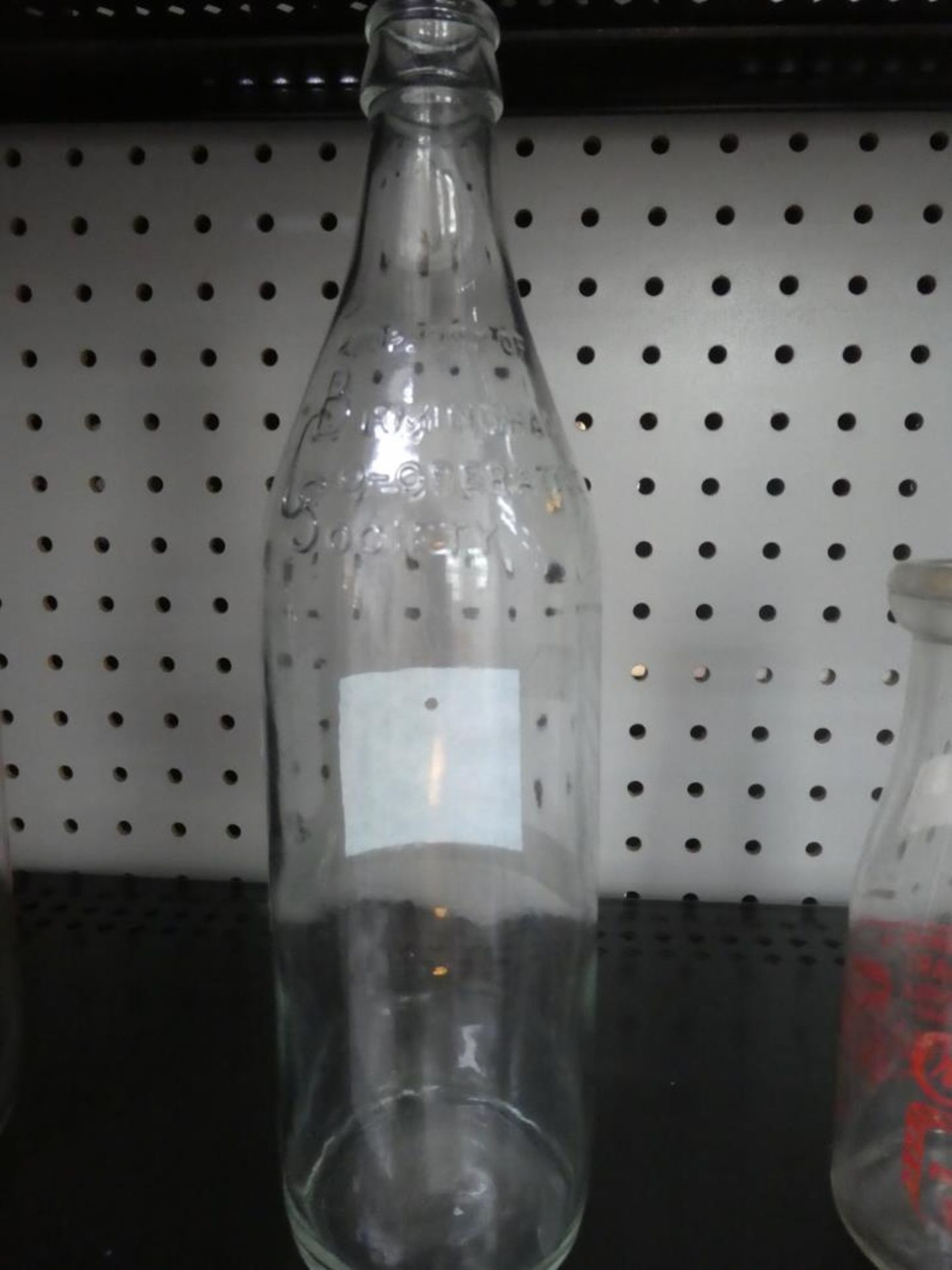 3 MILK BOTTLES -FLYNN GOLD RIBBON, CRYSTAL DAIRY, BIRMINGTON CO-OPERATIVE SOCIETY - Image 4 of 5