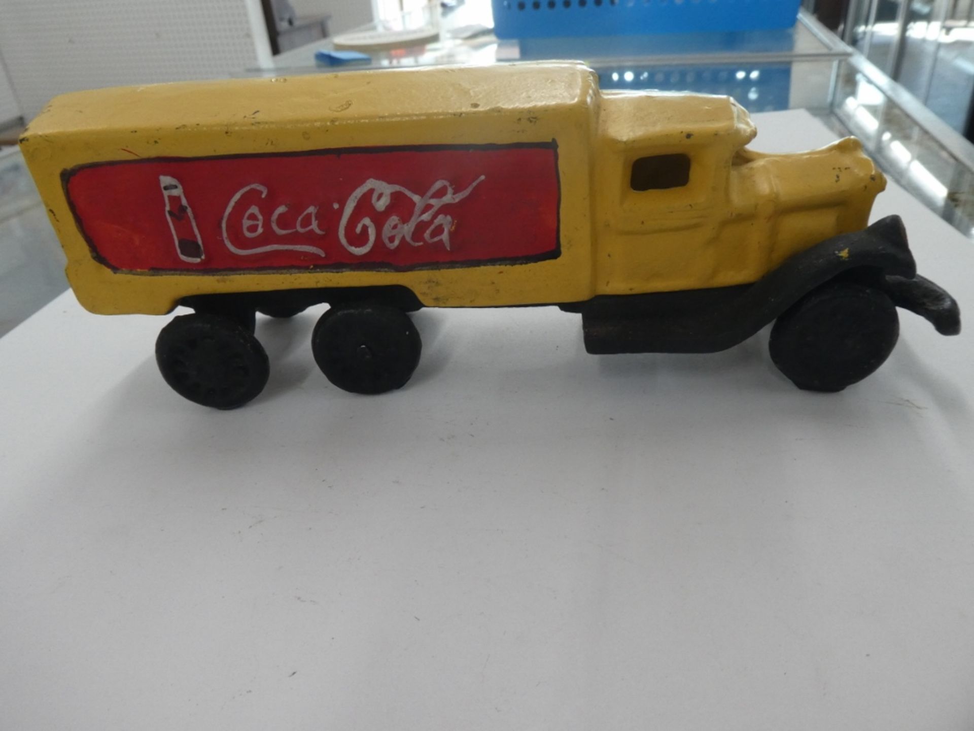 3 CAST TOYS - COLA-COLA TRUCK, MILK WAGON & ICE WAGON - Image 5 of 7