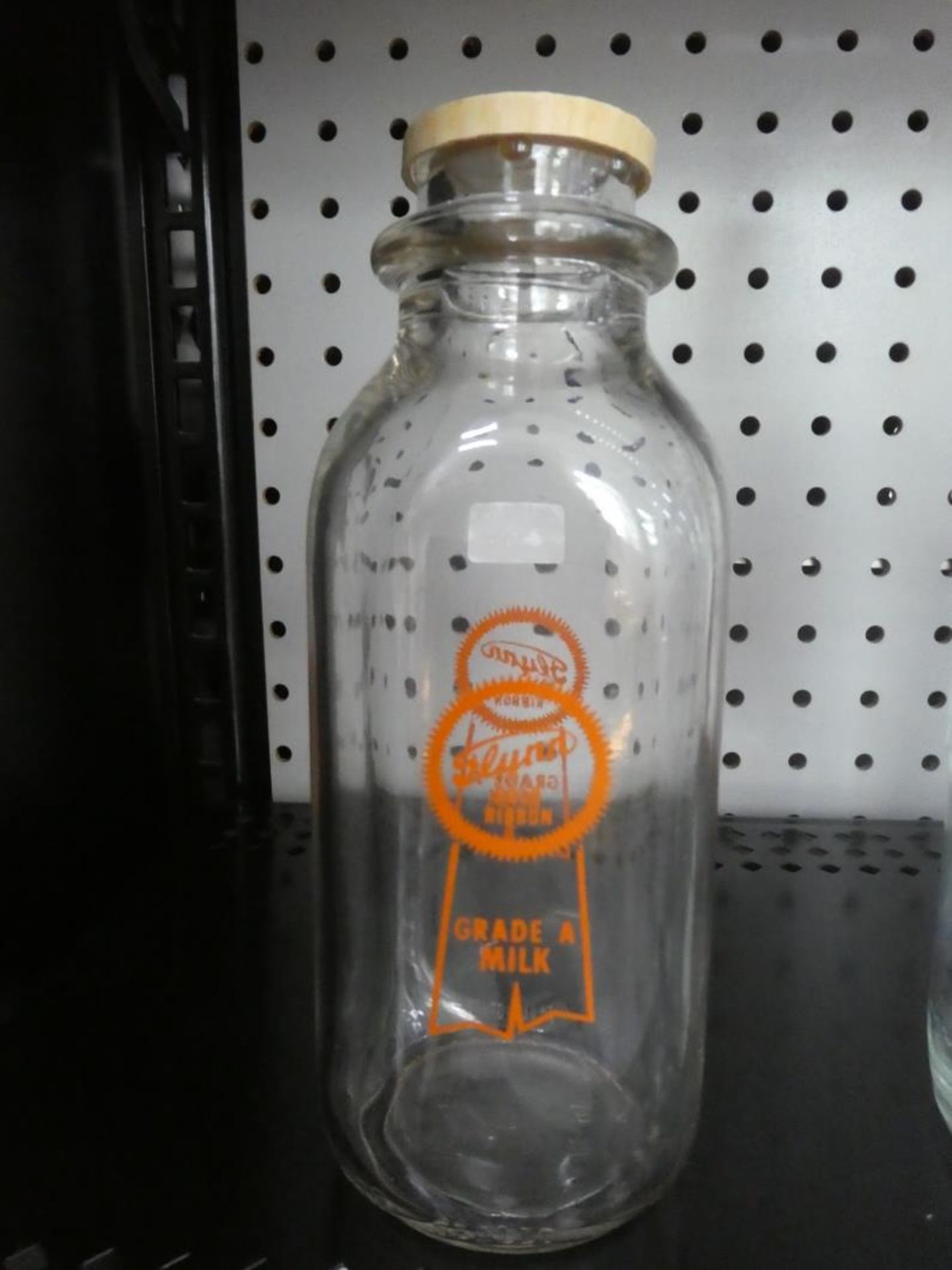 3 MILK BOTTLES -FLYNN GOLD RIBBON, CRYSTAL DAIRY, BIRMINGTON CO-OPERATIVE SOCIETY - Image 3 of 5