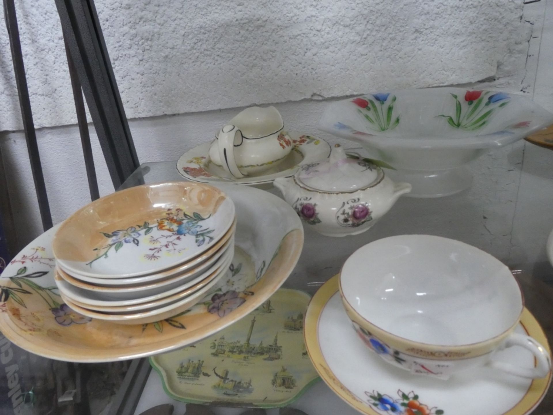 SHELF OF MISC DISHES ETC - Image 2 of 2