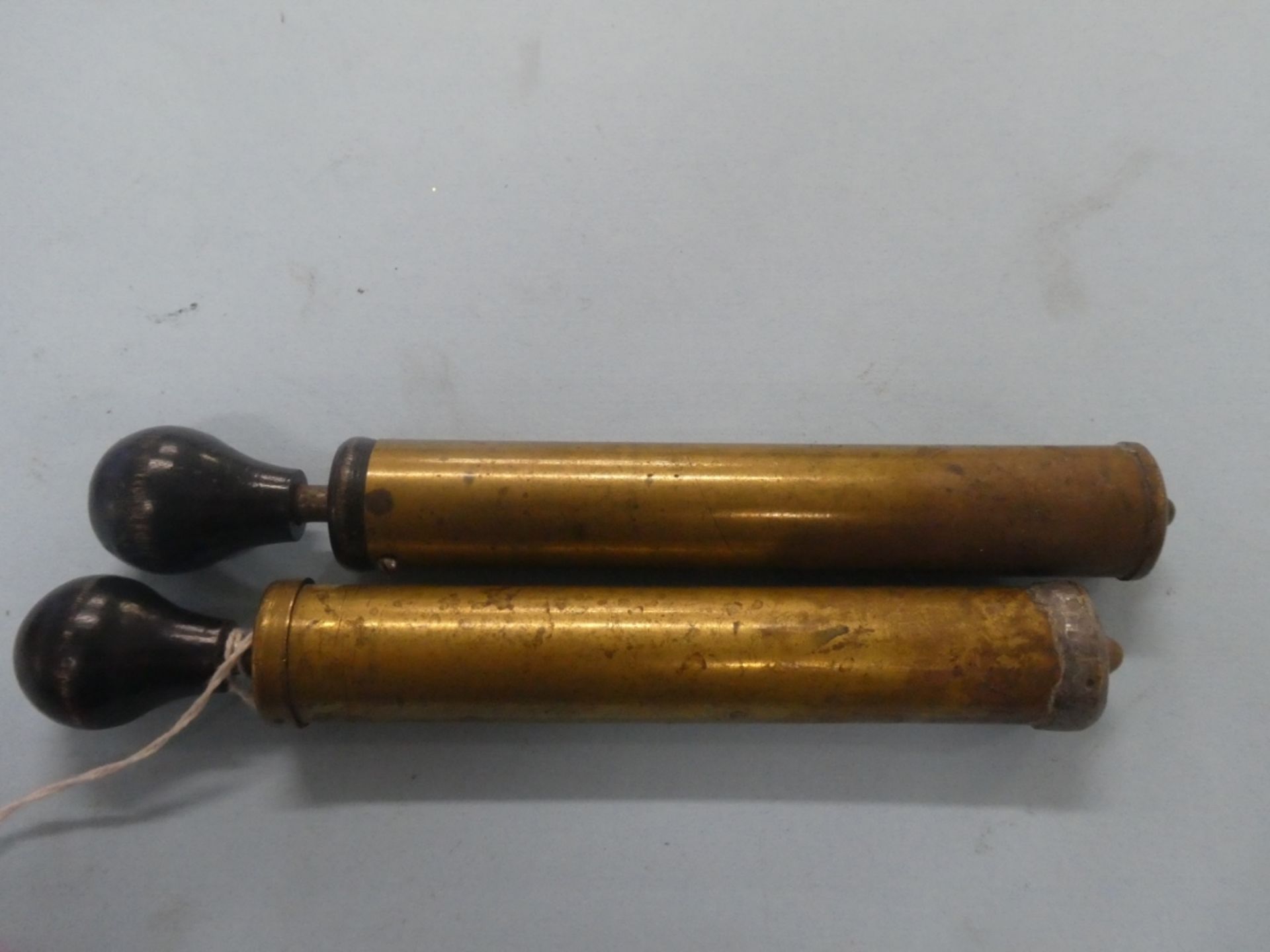 2 BRASS COLEMAN LAMP PUMPS - Image 2 of 2