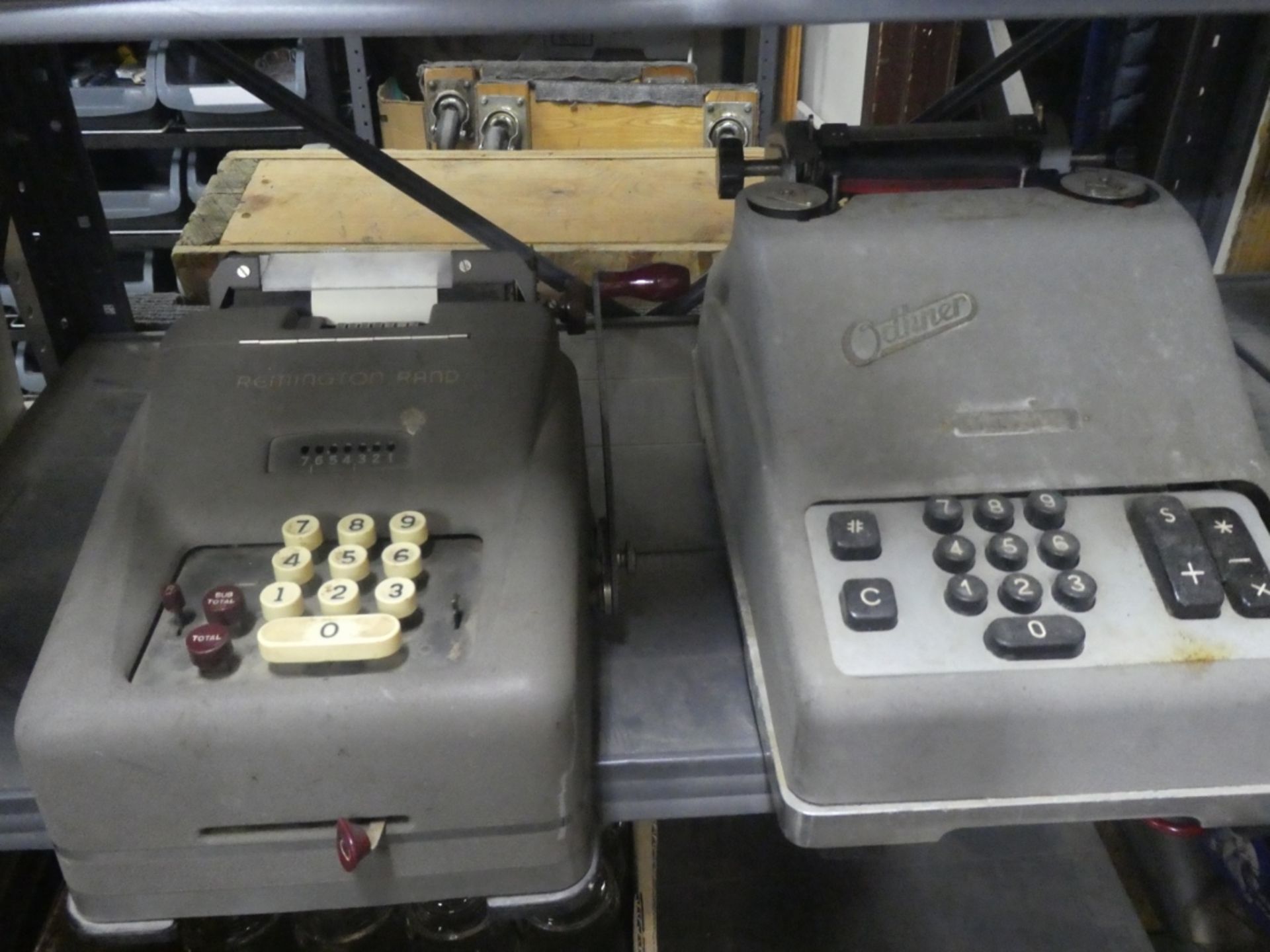 2 VINTAGE ADDING MACHINES