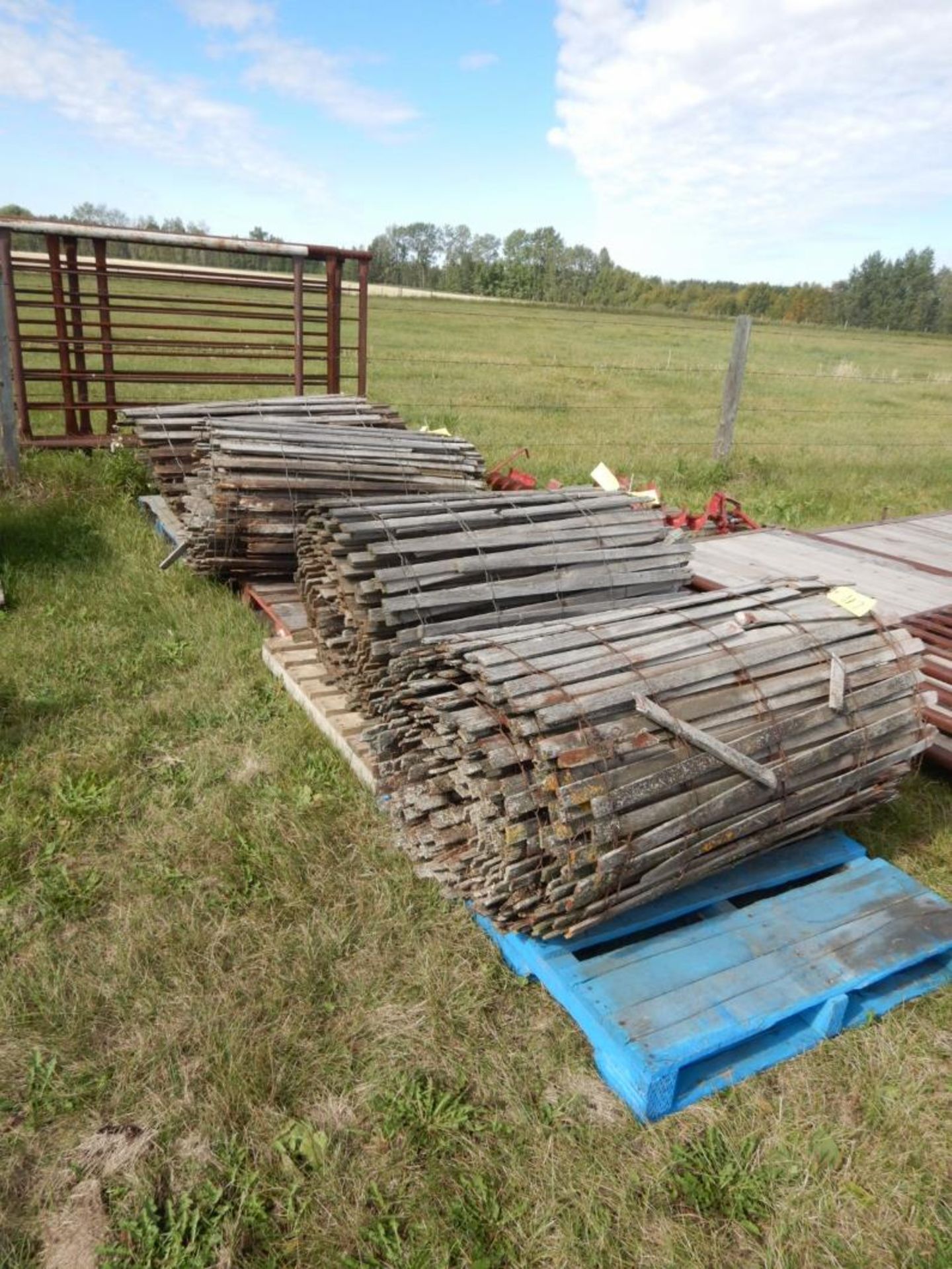 4-ROLLS OF WOOD SNOW FENCE - Image 2 of 2