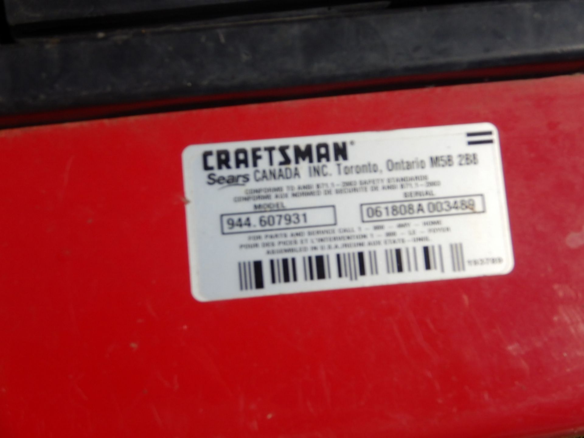 CRAFTSMAN LAWN TRACTOR - Image 3 of 6