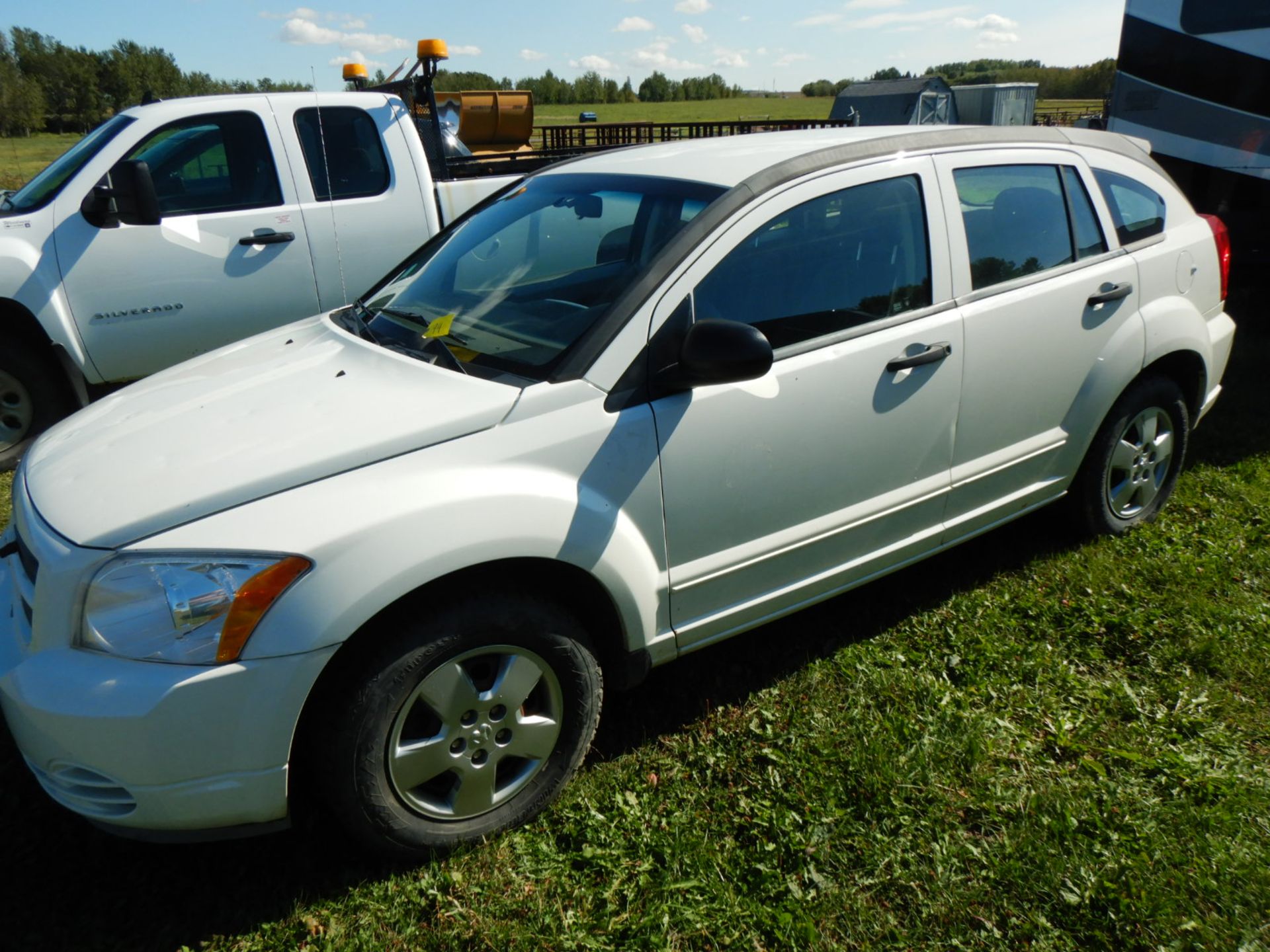 2007 DODGE CALIBER, 4 DR, 2.0 L, DAV TRANSMISSION, S/N 1B3HB28B87D590791, 76,215 KM SHOWING