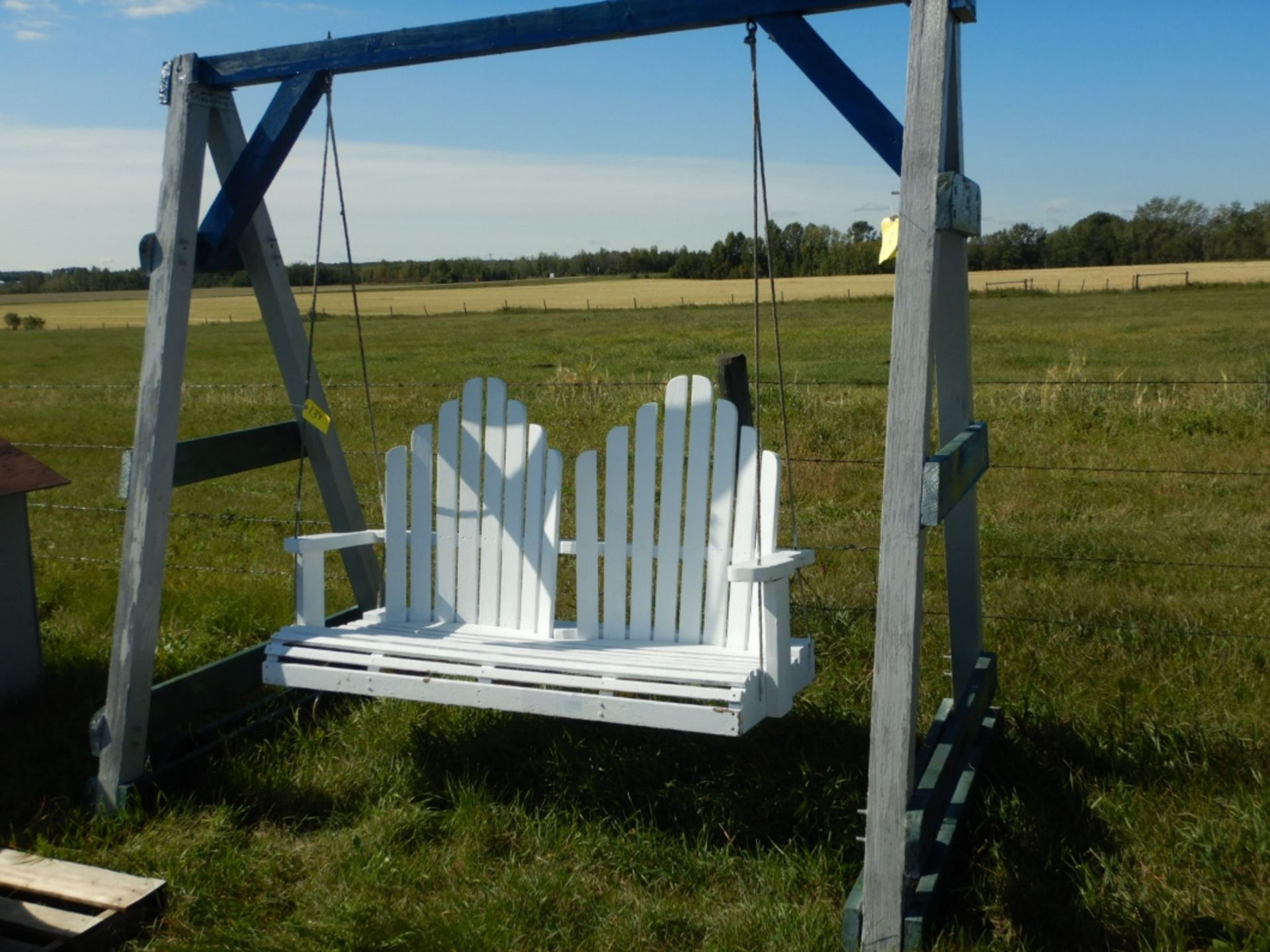 WOODEN PATIO SWING