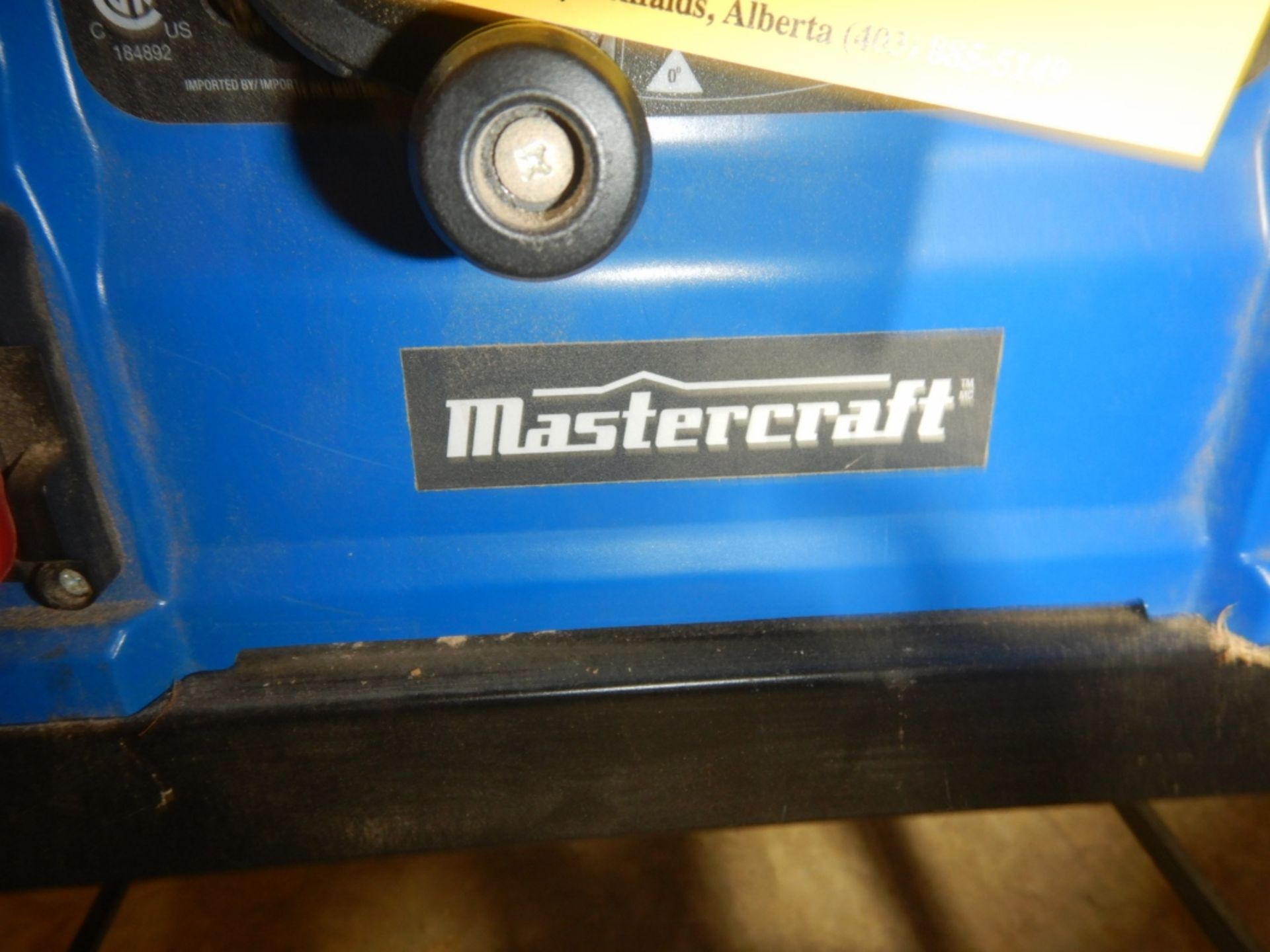 MASTERCRAFT TABLE SAW W/HD STEEL STAND - Image 4 of 4