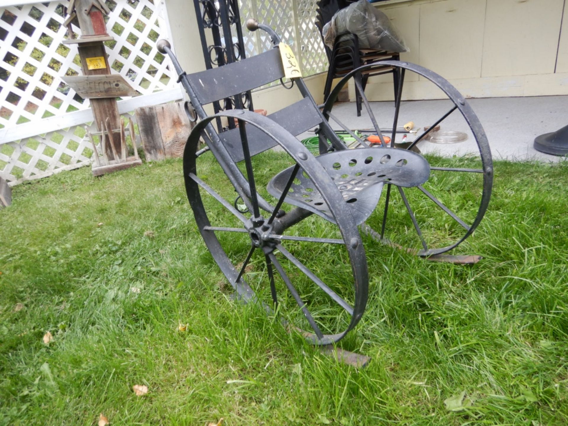 STEEL SHOP BUILT ROCKING CHAIR