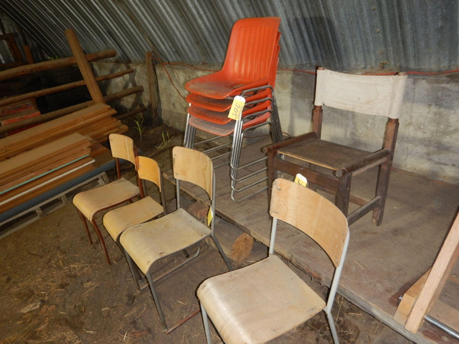 COLLECTION OF ASSORT OLD CHAIRS - Image 2 of 4
