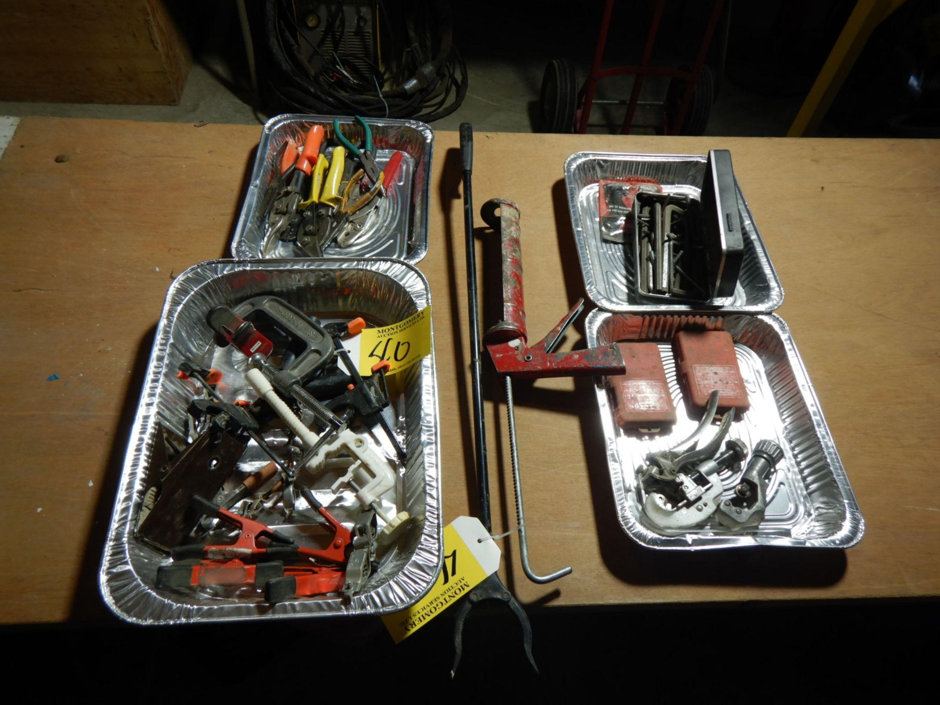 TUBING CUTTERS, VARIOUS CLAMPS, SIDE CUTTERS, HEX KEYS, ETC - Image 2 of 2